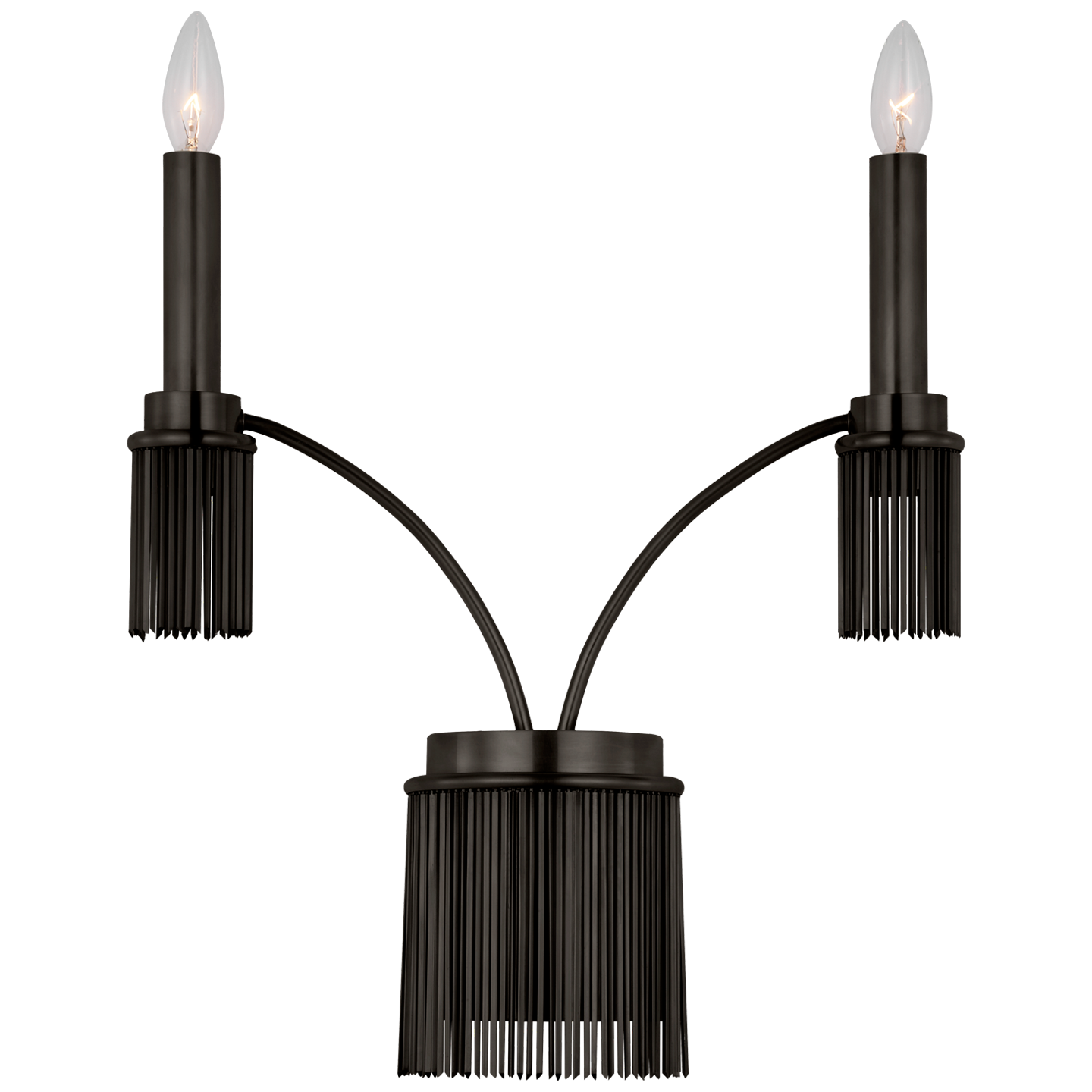 Sutton Double Sconce in Bronze