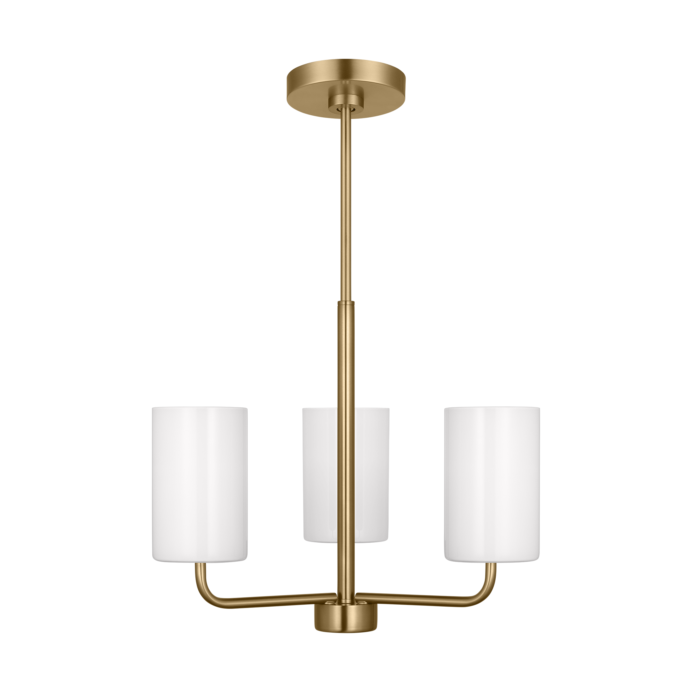 Rhett Small Chandelier Satin Brass