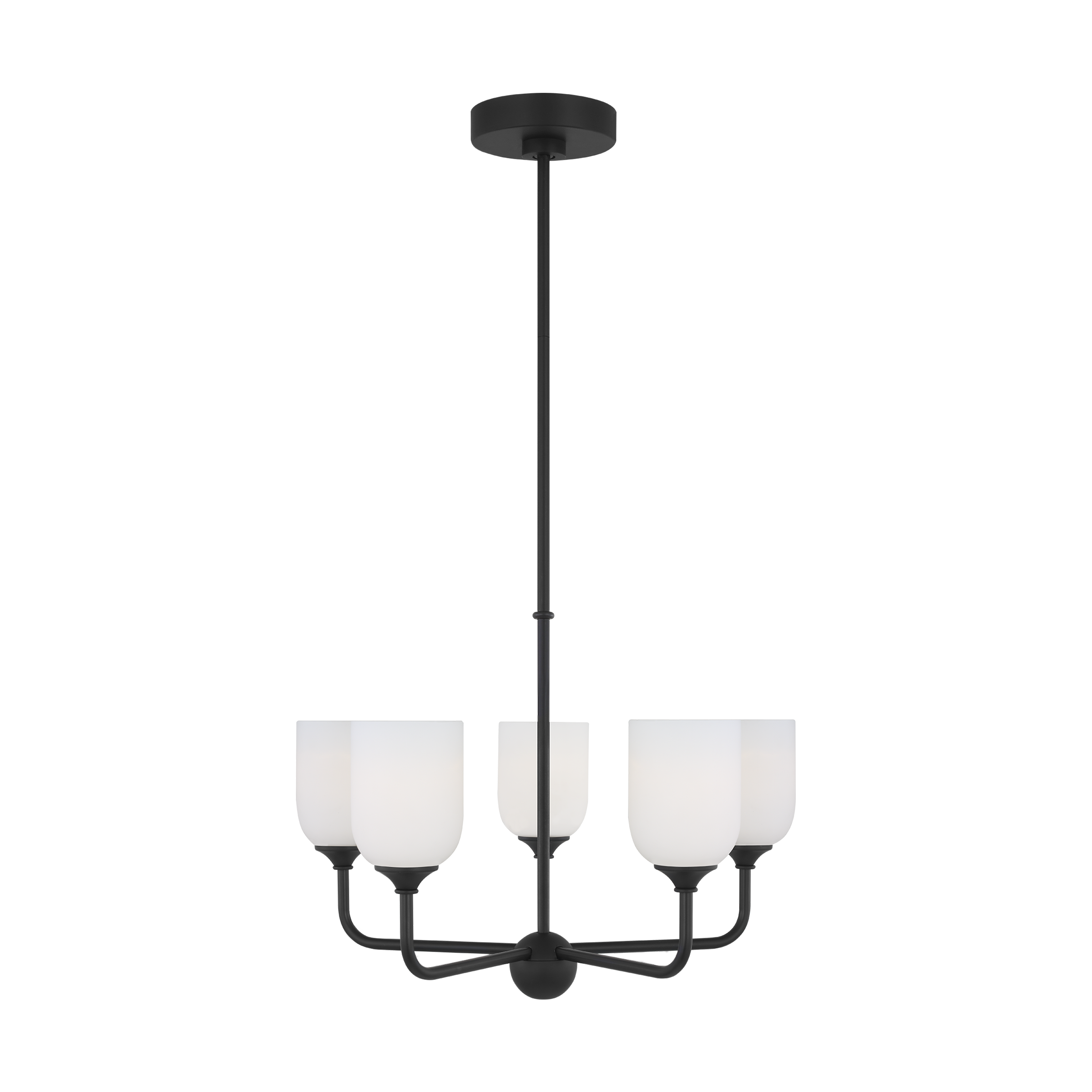 Emile Medium Chandelier Midnight Black