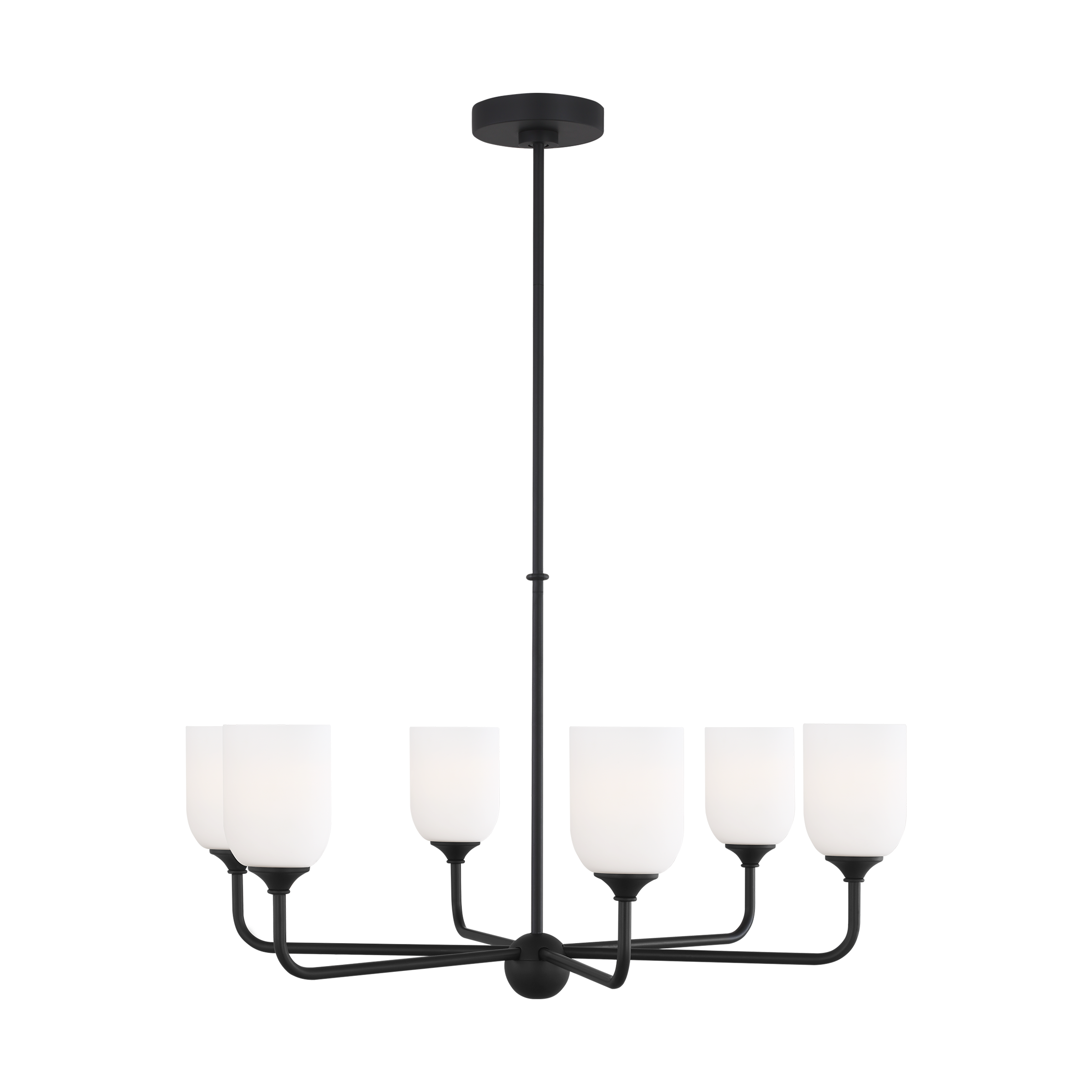Emile Large Chandelier Midnight Black