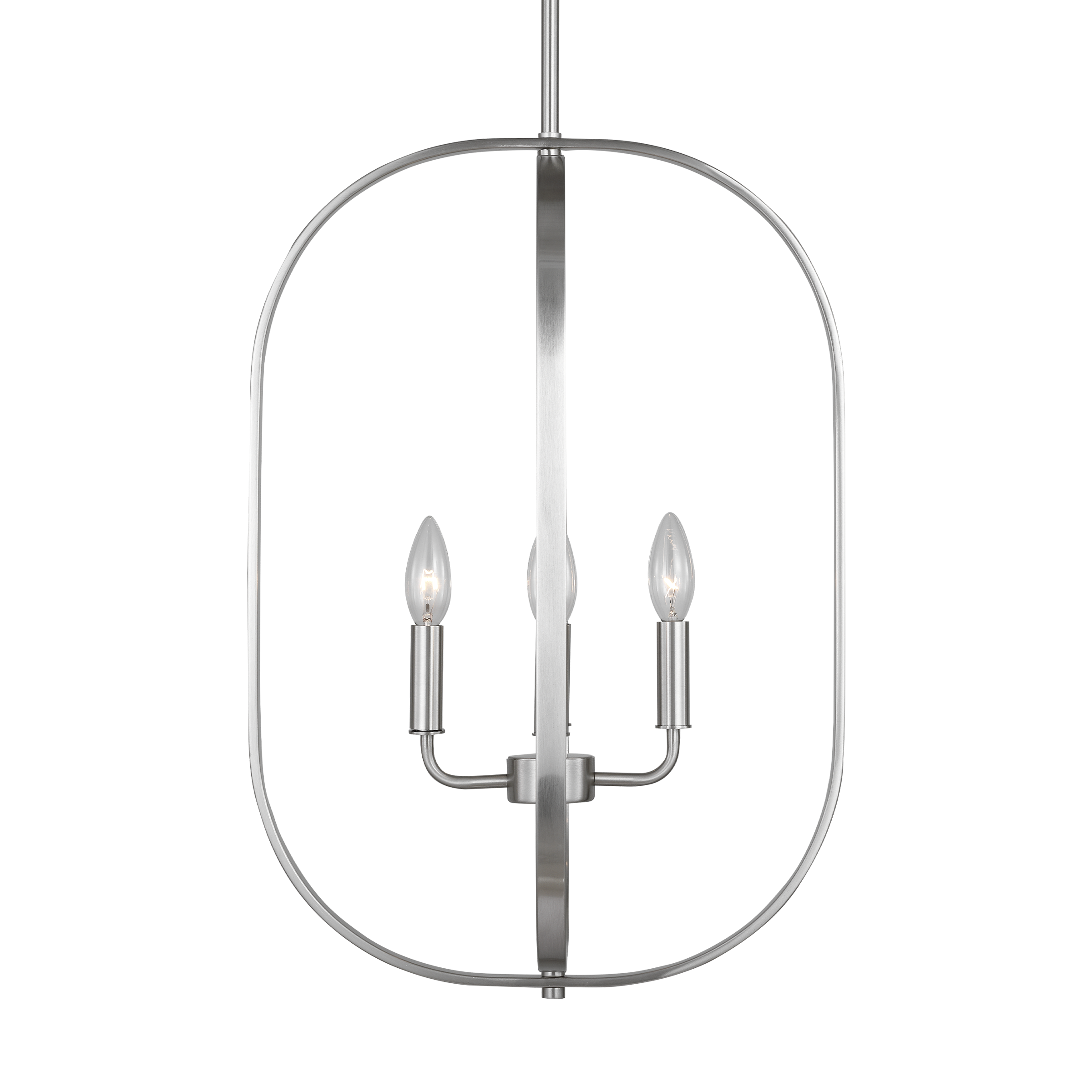 Loretto Four Light Chandelier Brushed Nickel