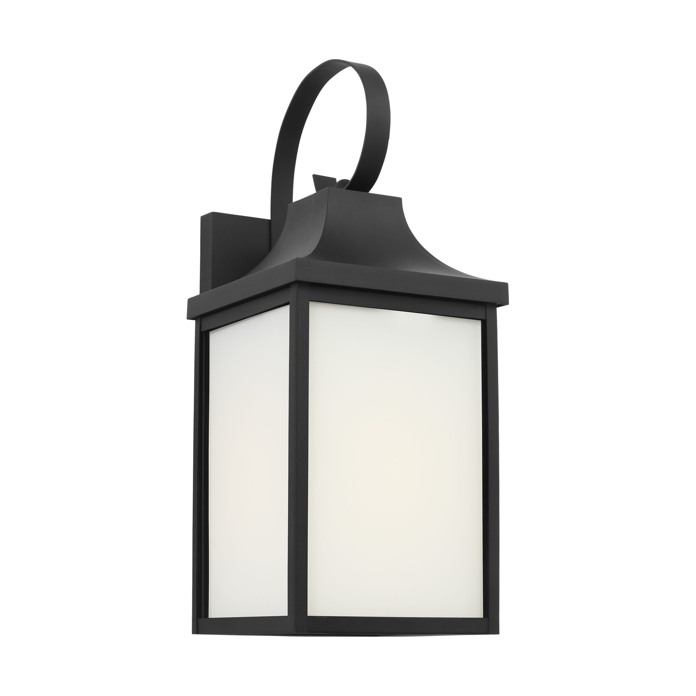 Saybrook One Light Medium Lantern Textured Black