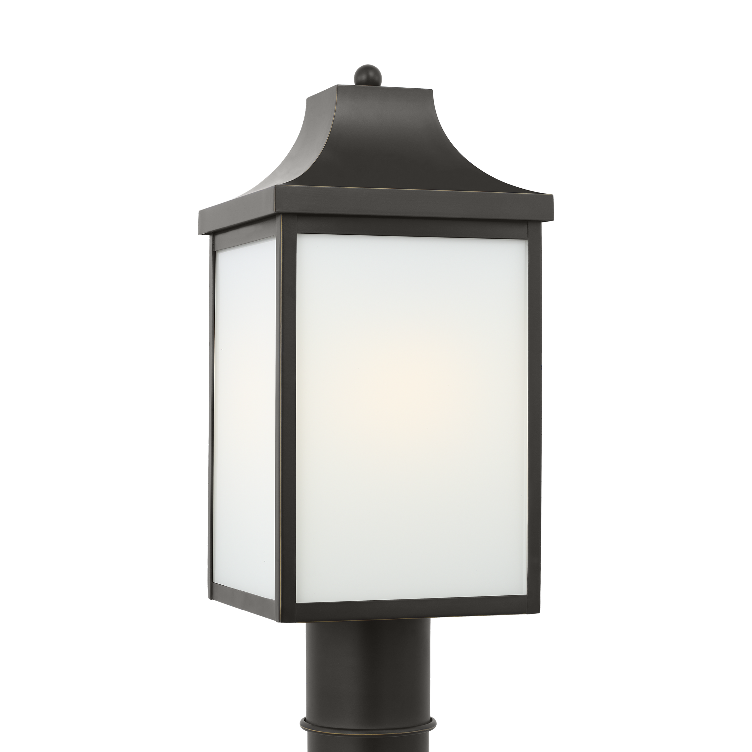 Saybrook One Light Medium Post Antique Bronze