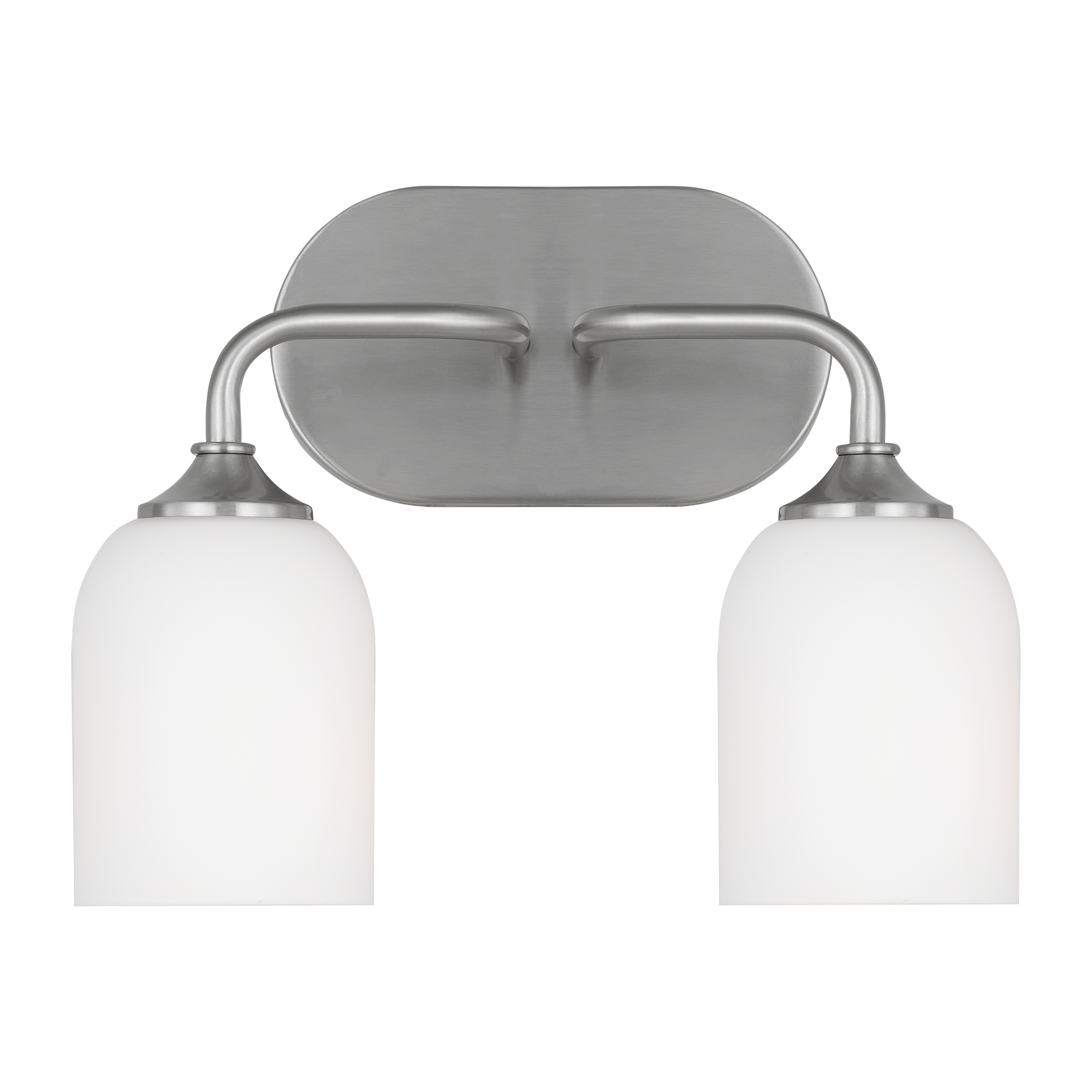 Emile Medium Vanity Brushed Steel