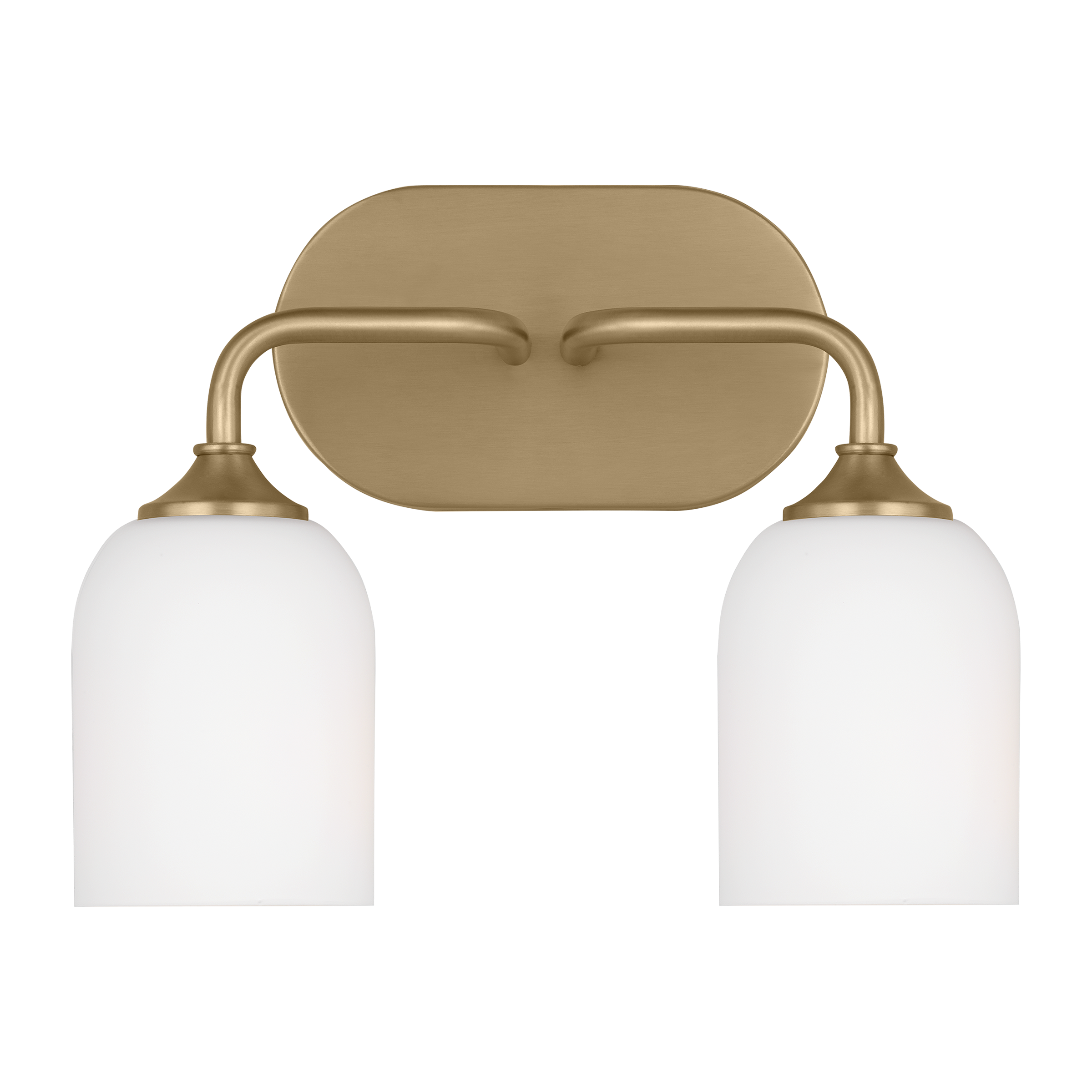 Emile Medium Vanity Satin Brass