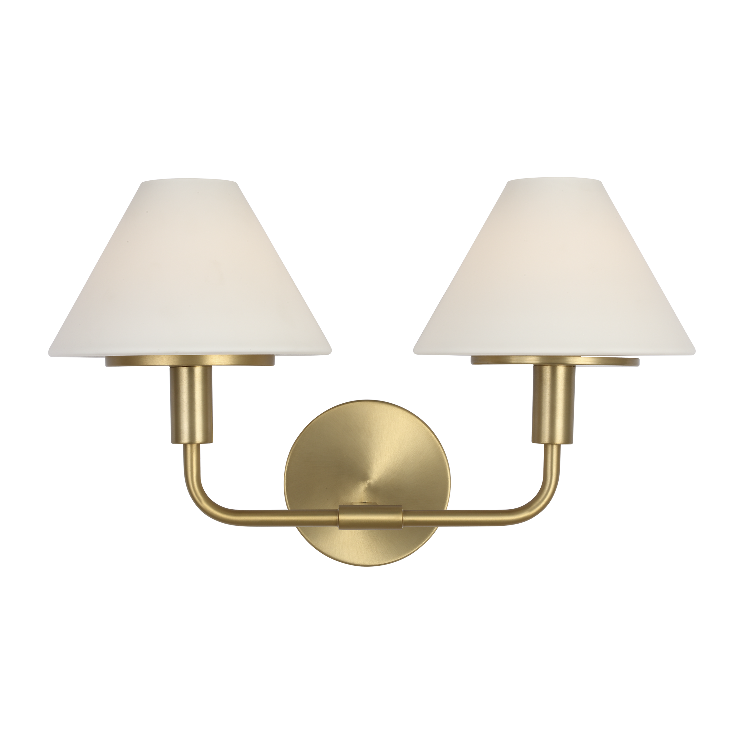 Mendota Medium Sconce Satin Brass