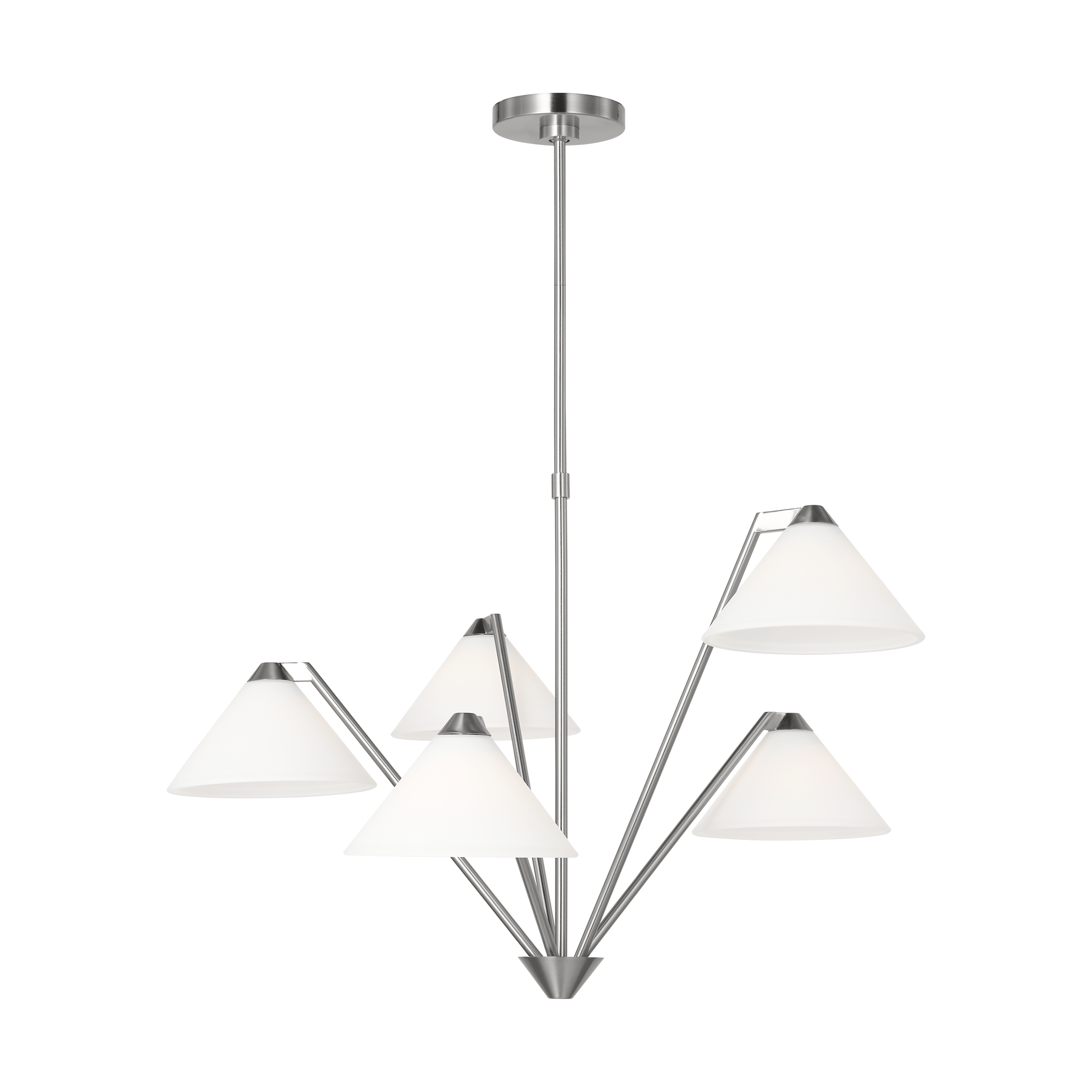 Werley Large Chandelier Brushed Nickel