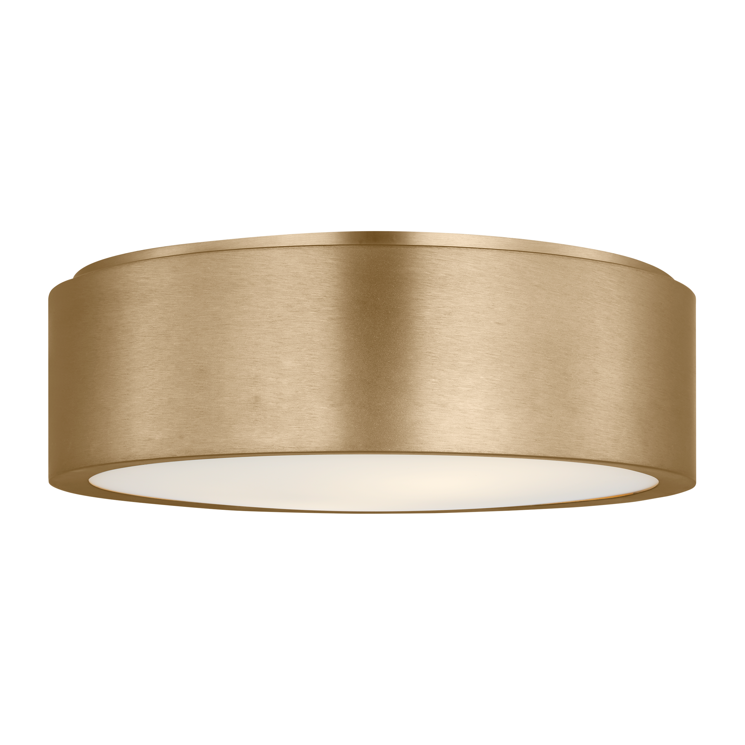 Albee Medium Flush Mount Satin Brass