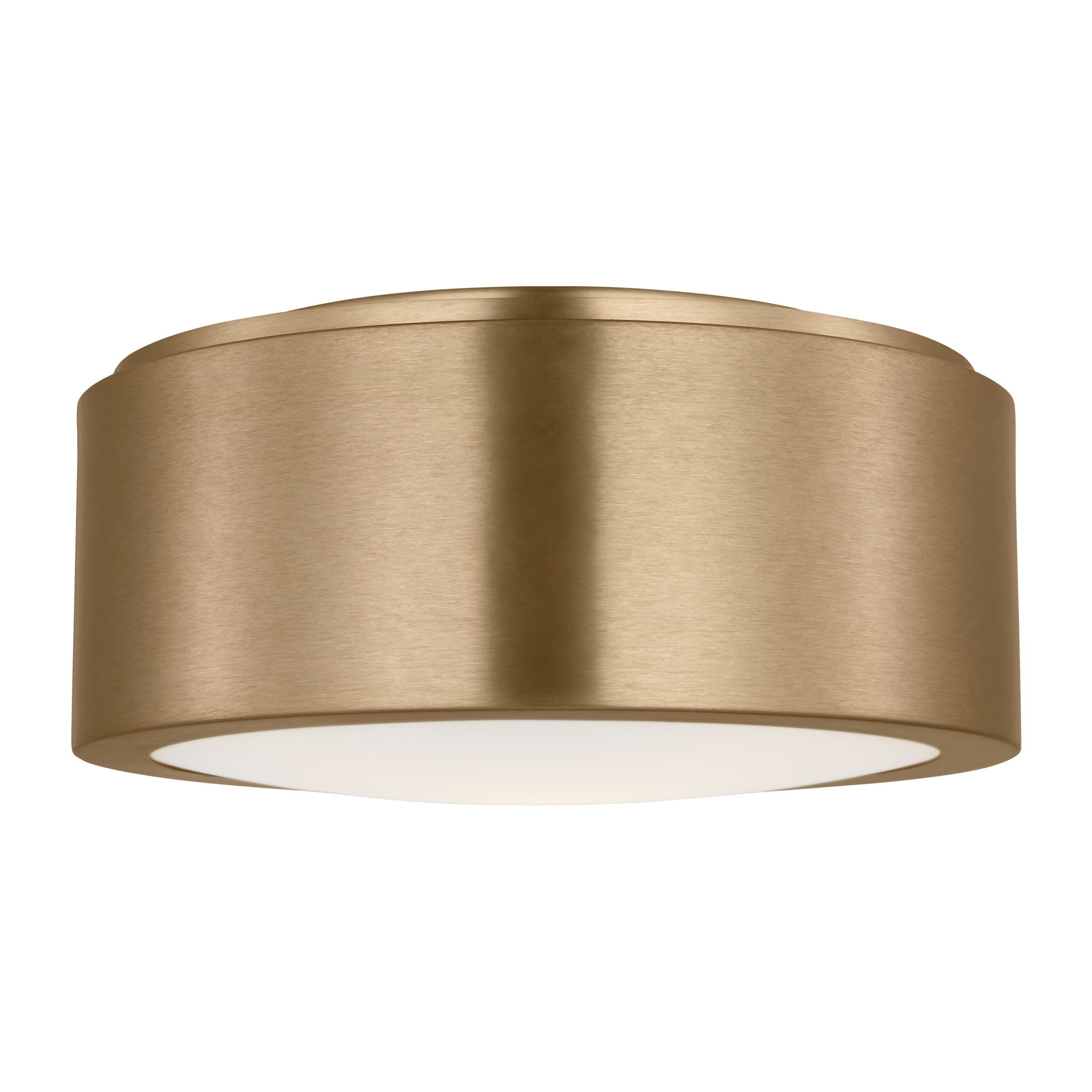 Albee Small Flush Mount Satin Brass