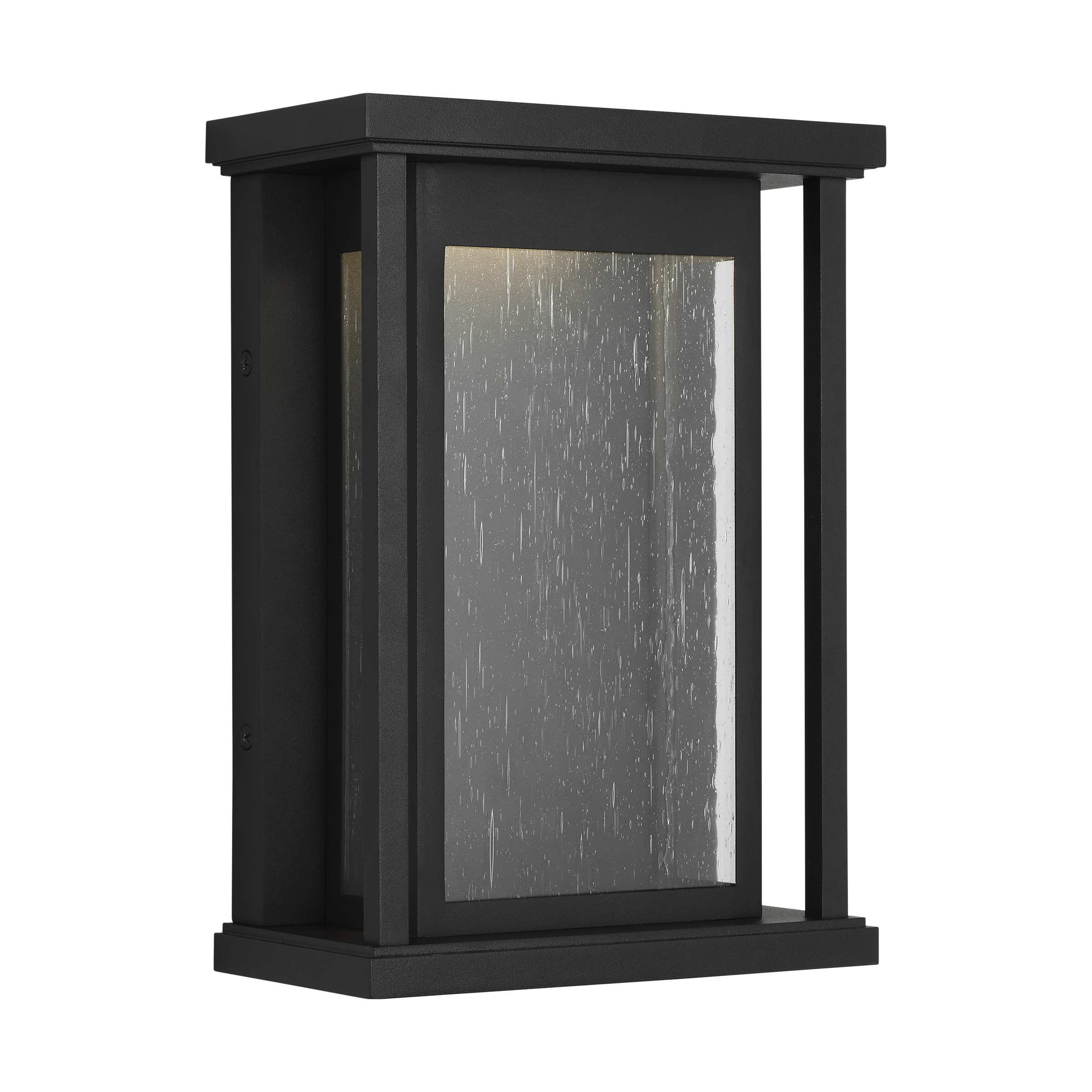 Faywood Small Lantern Textured Black Bulbs Inc