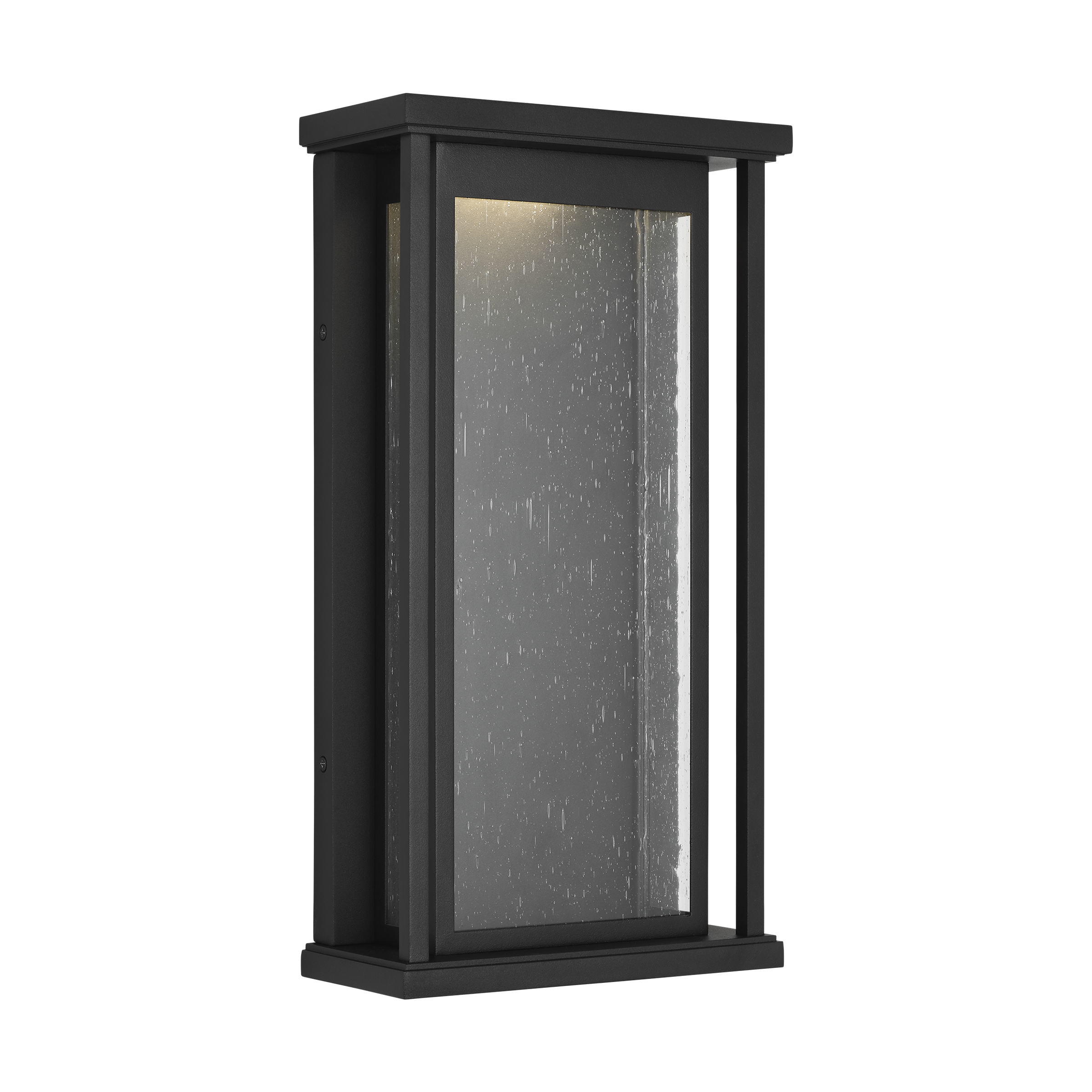 Faywood Medium Lantern Textured Black Bulbs Inc