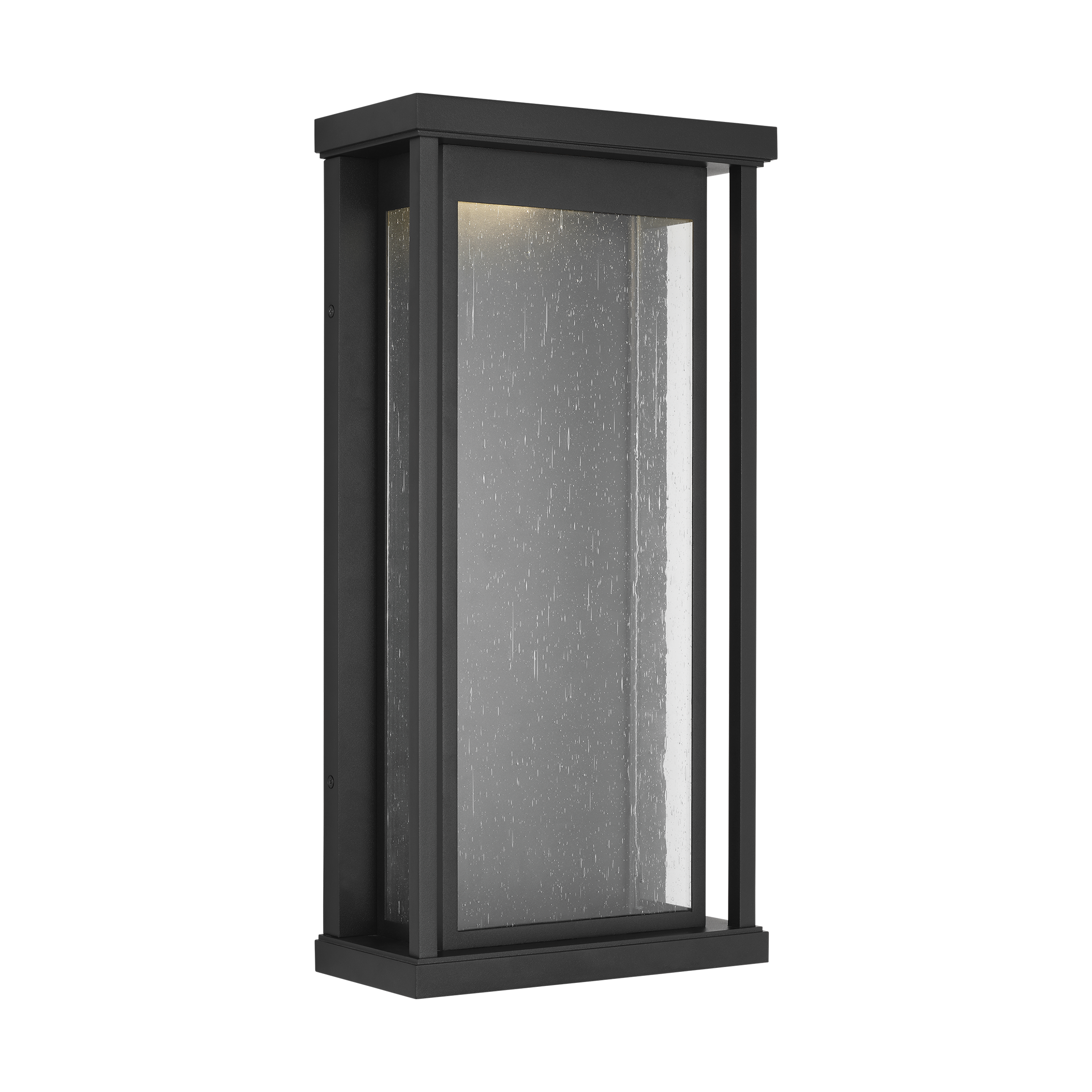 Faywood Large Lantern Textured Black Bulbs Inc