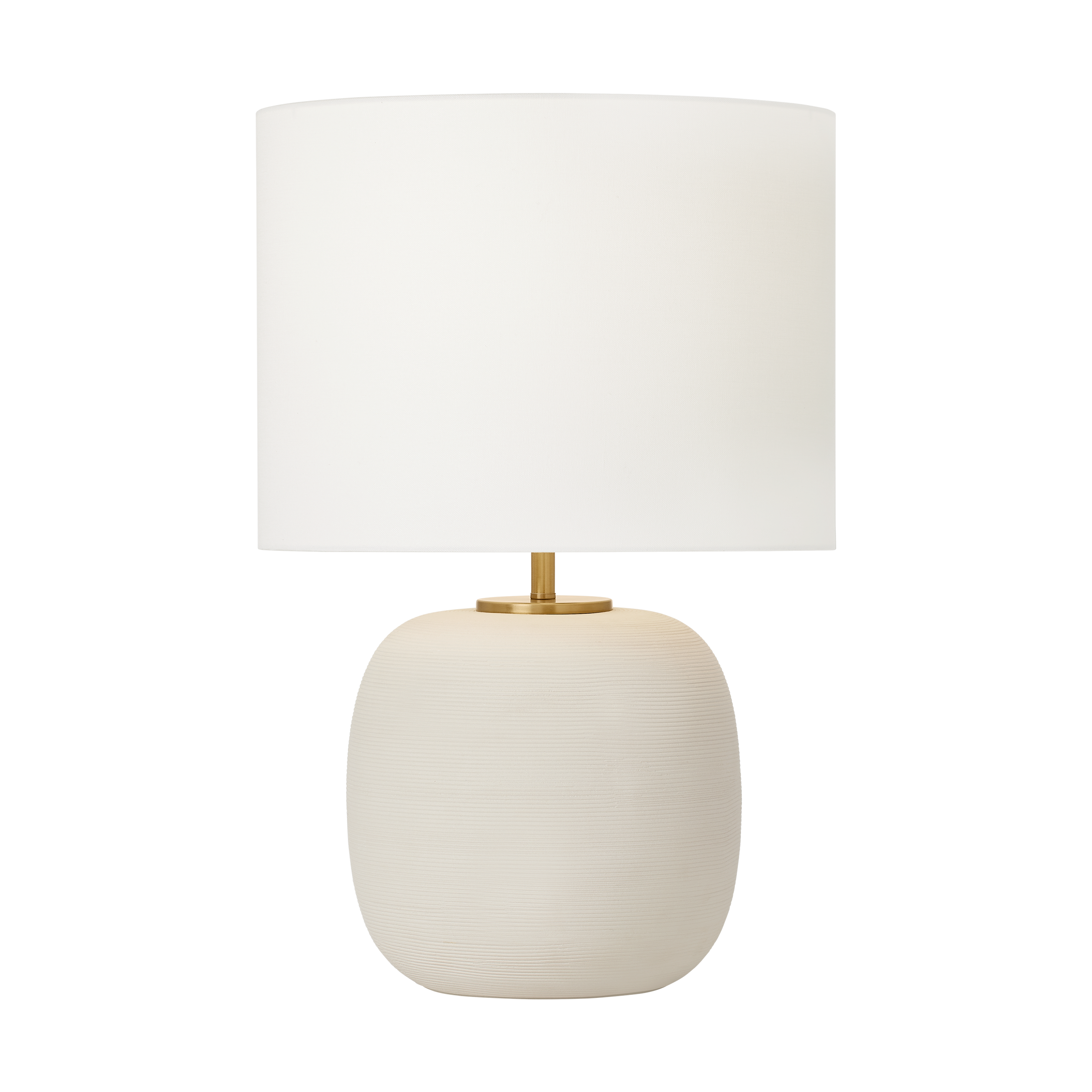Fanny Wide Table Lamp Matte Concrete Bulbs Included