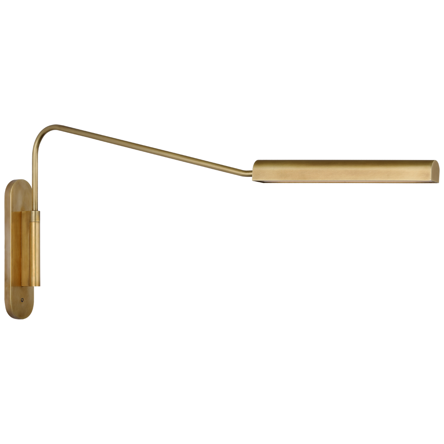 Austin Large Articulating Wall Light in Hand-Rubbed Antique Brass Open Box