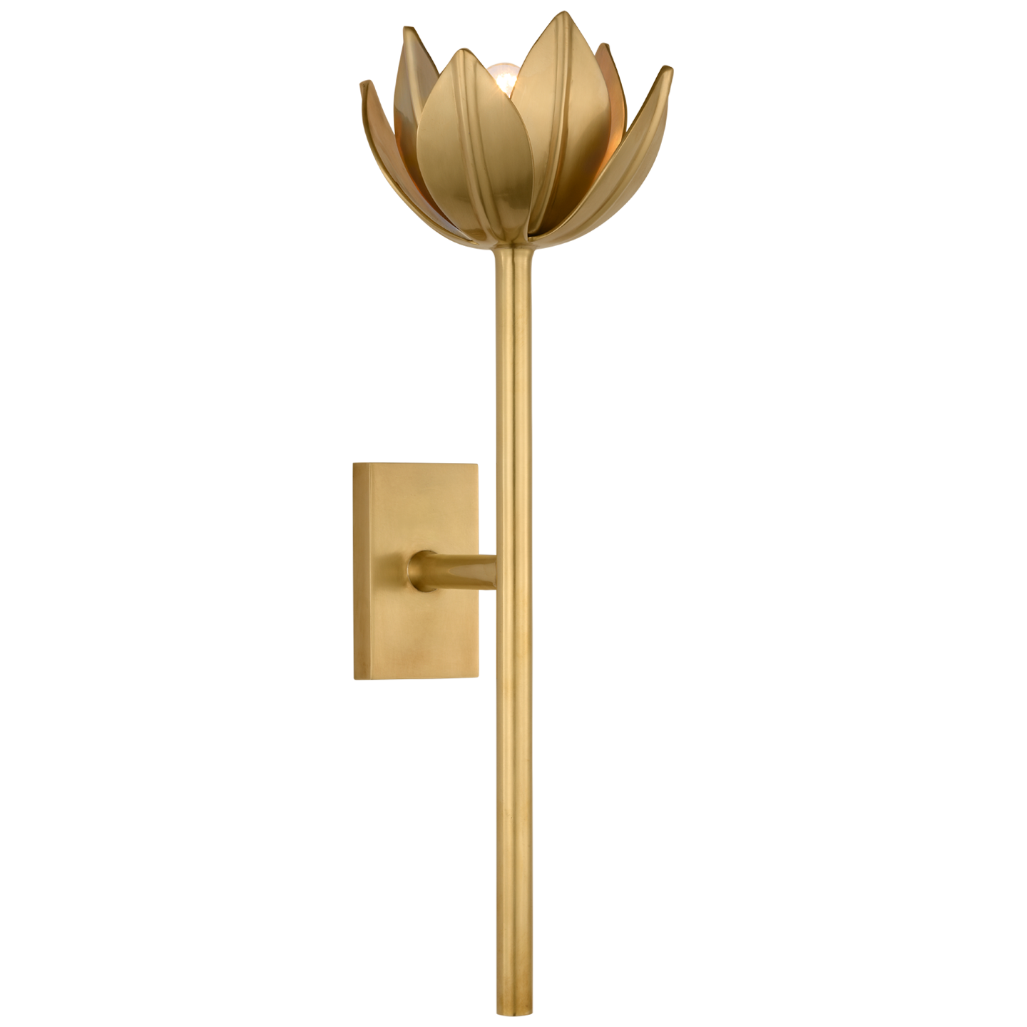 Alberto Medium Sconce in Antique-Burnished Brass Open Box