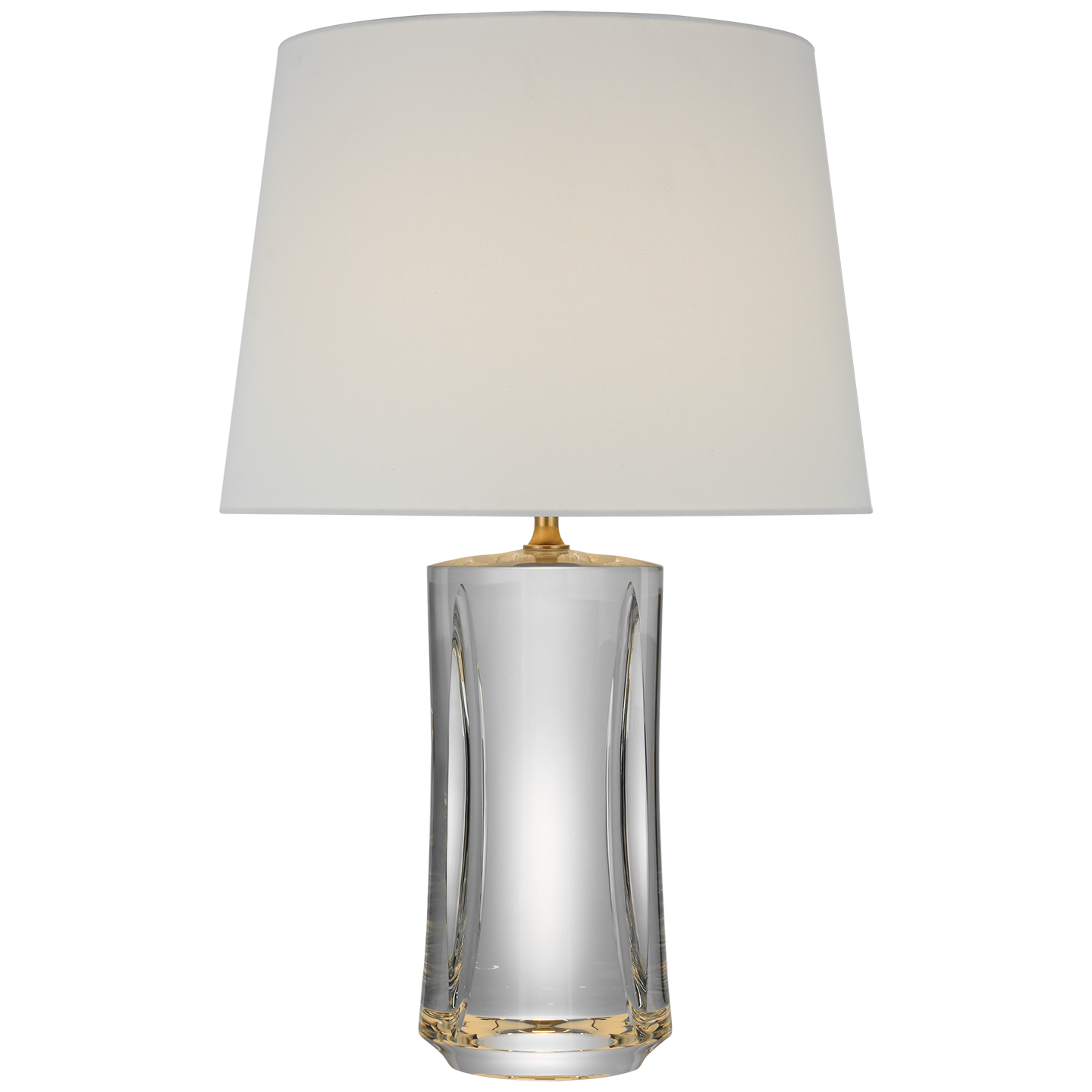 Figlia 27" Cordless V-Cut Round Table Lamp