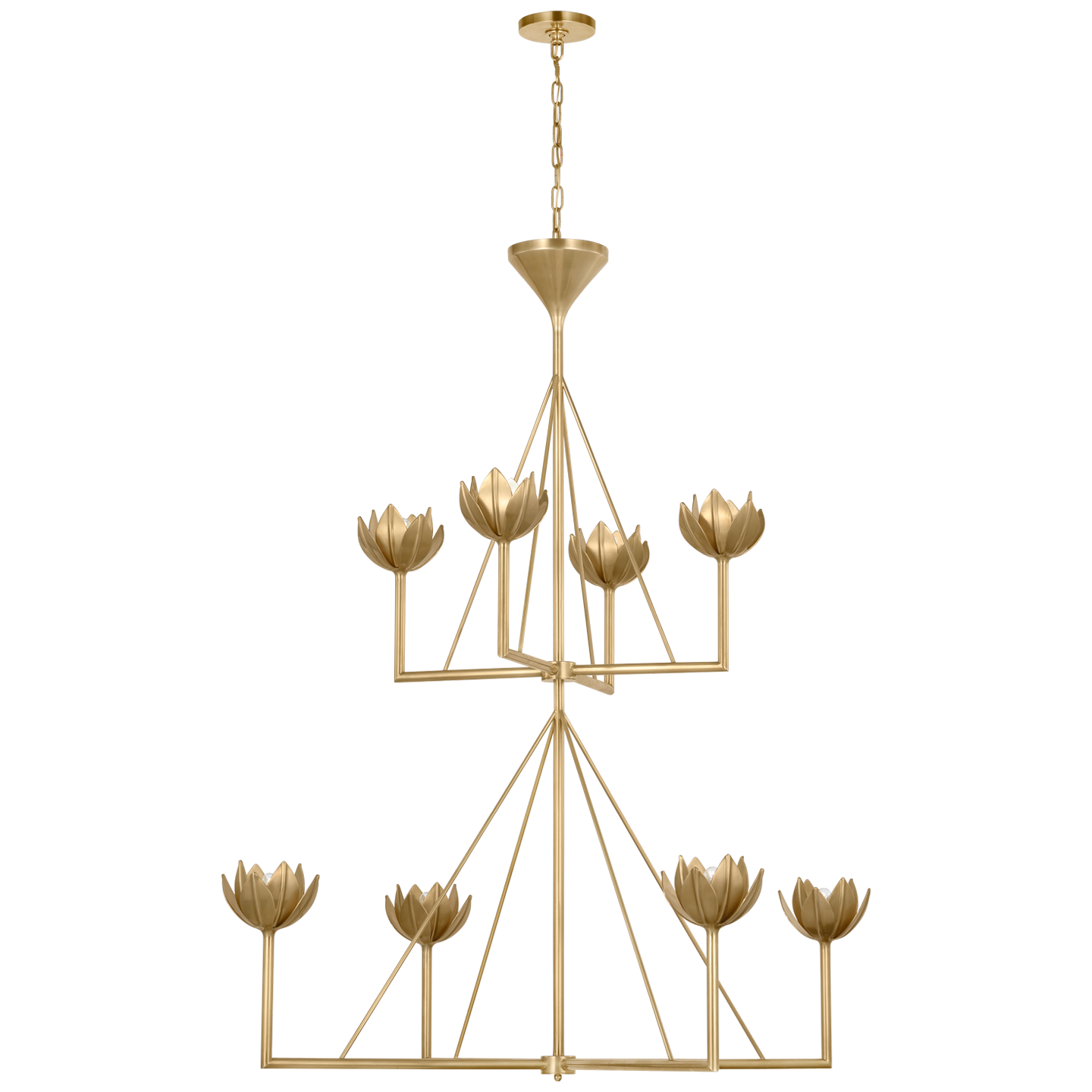 Alberto Large Two Tier Chandelier - Thumbnail 2