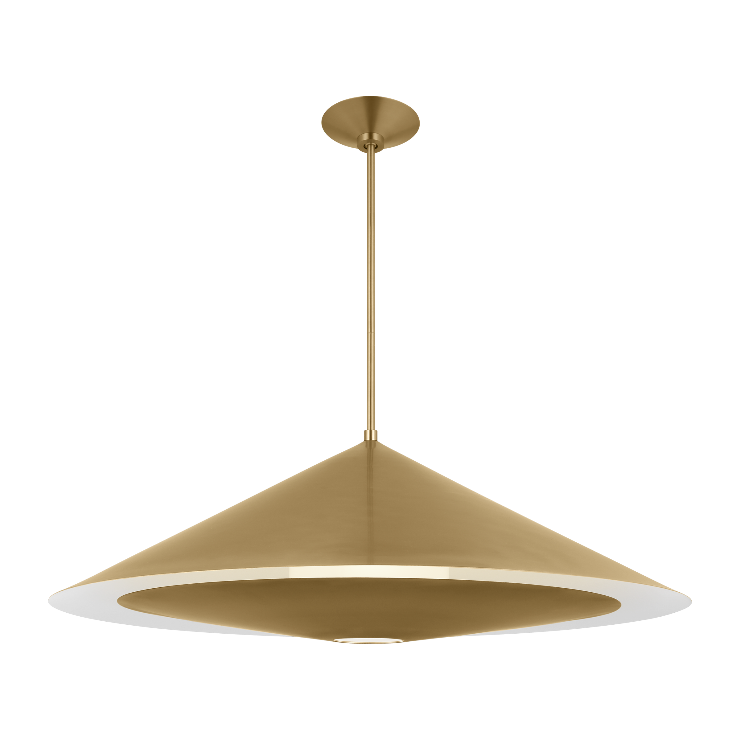 Echo Large Pendant Burnished Brass
