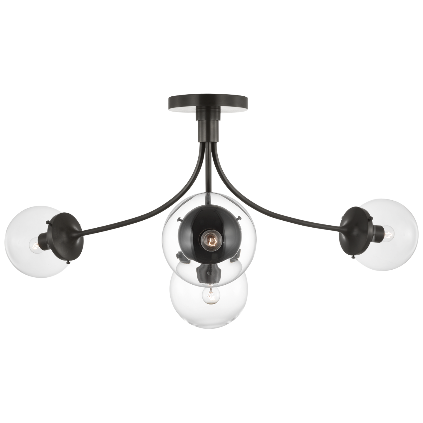 Prescott Large SemiFlush Mount KS4009 Visual Comfort