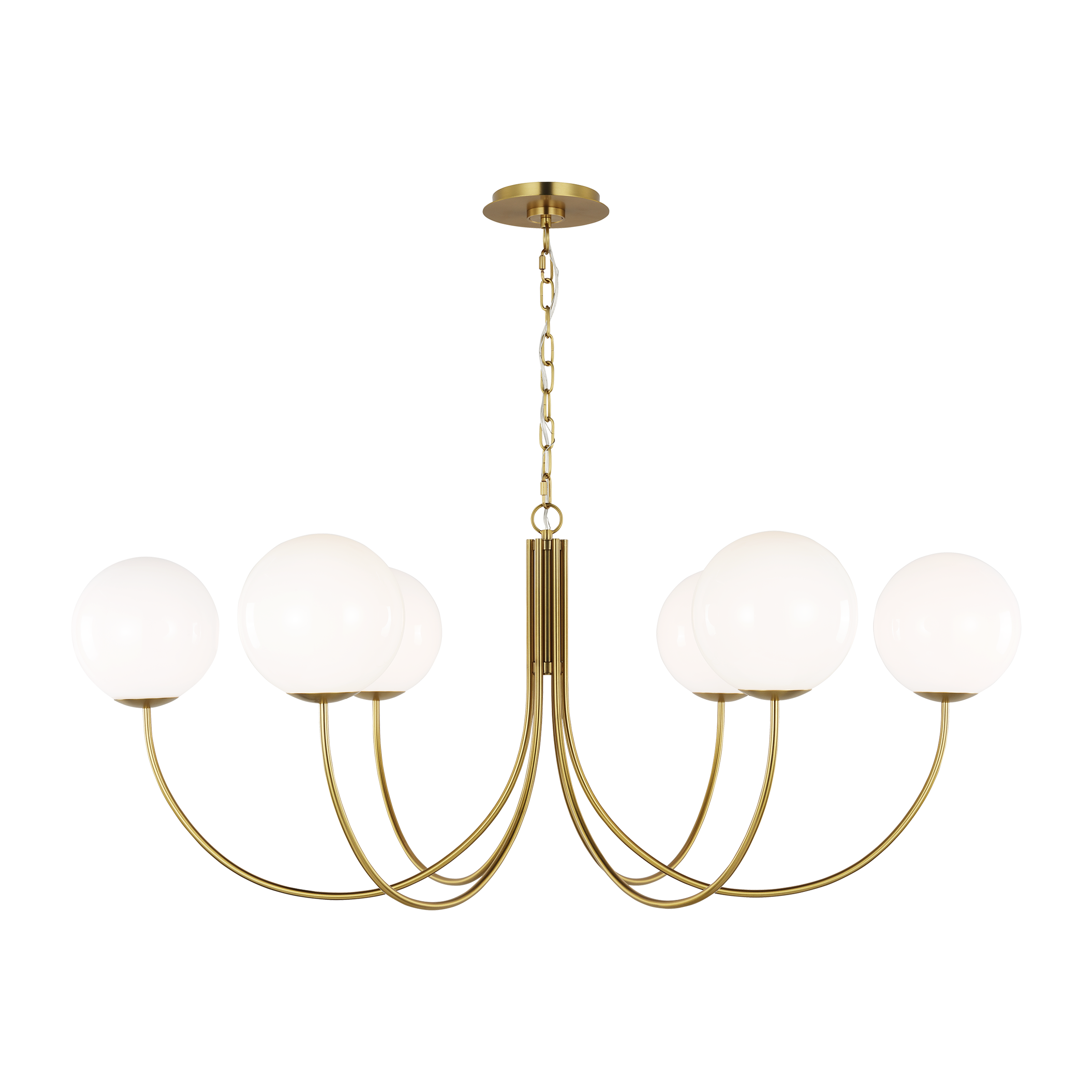 Noemie Extra Large Chandelier Burnished Brass