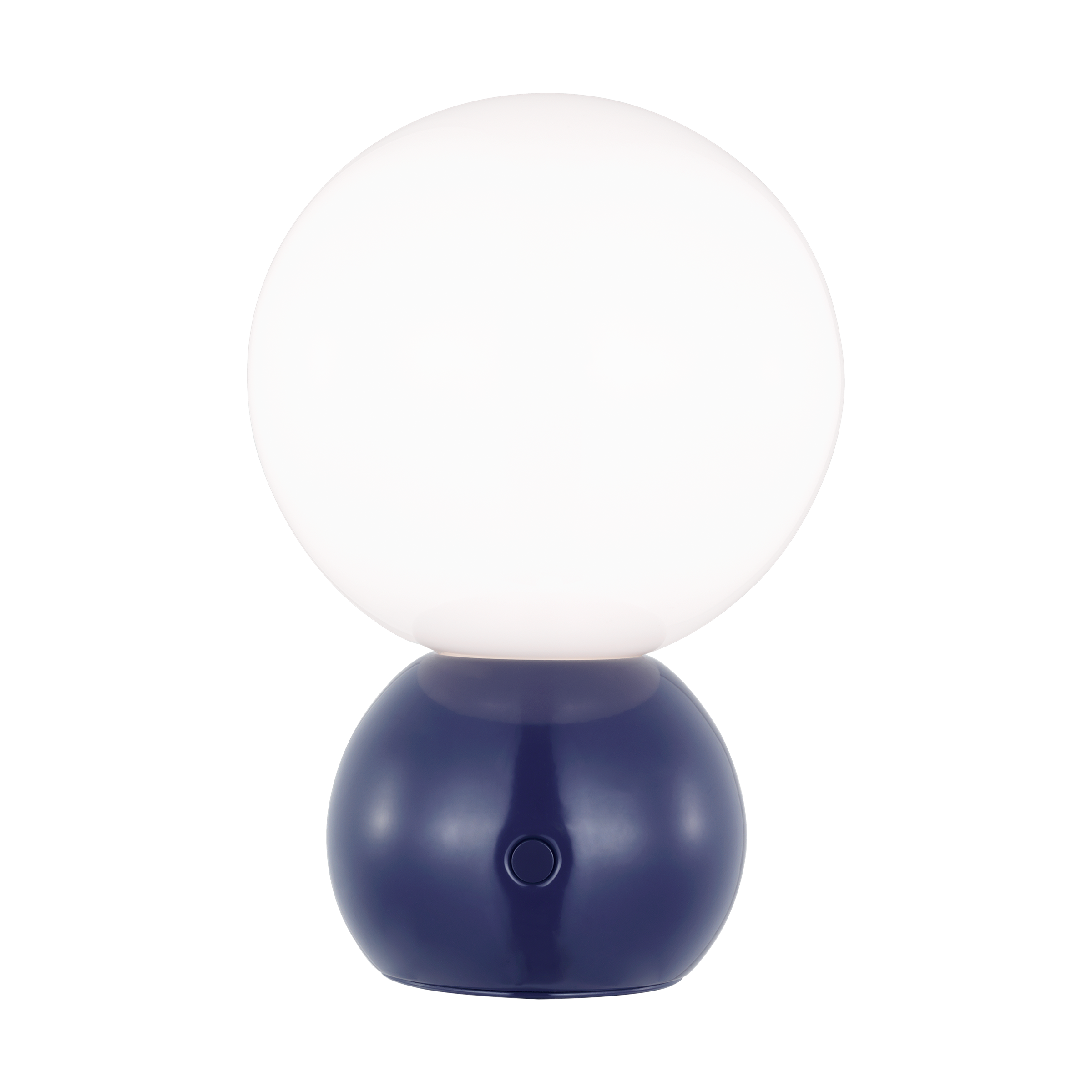 Suki Rechargeable Mini Table Lamp Navy Bulbs Inc