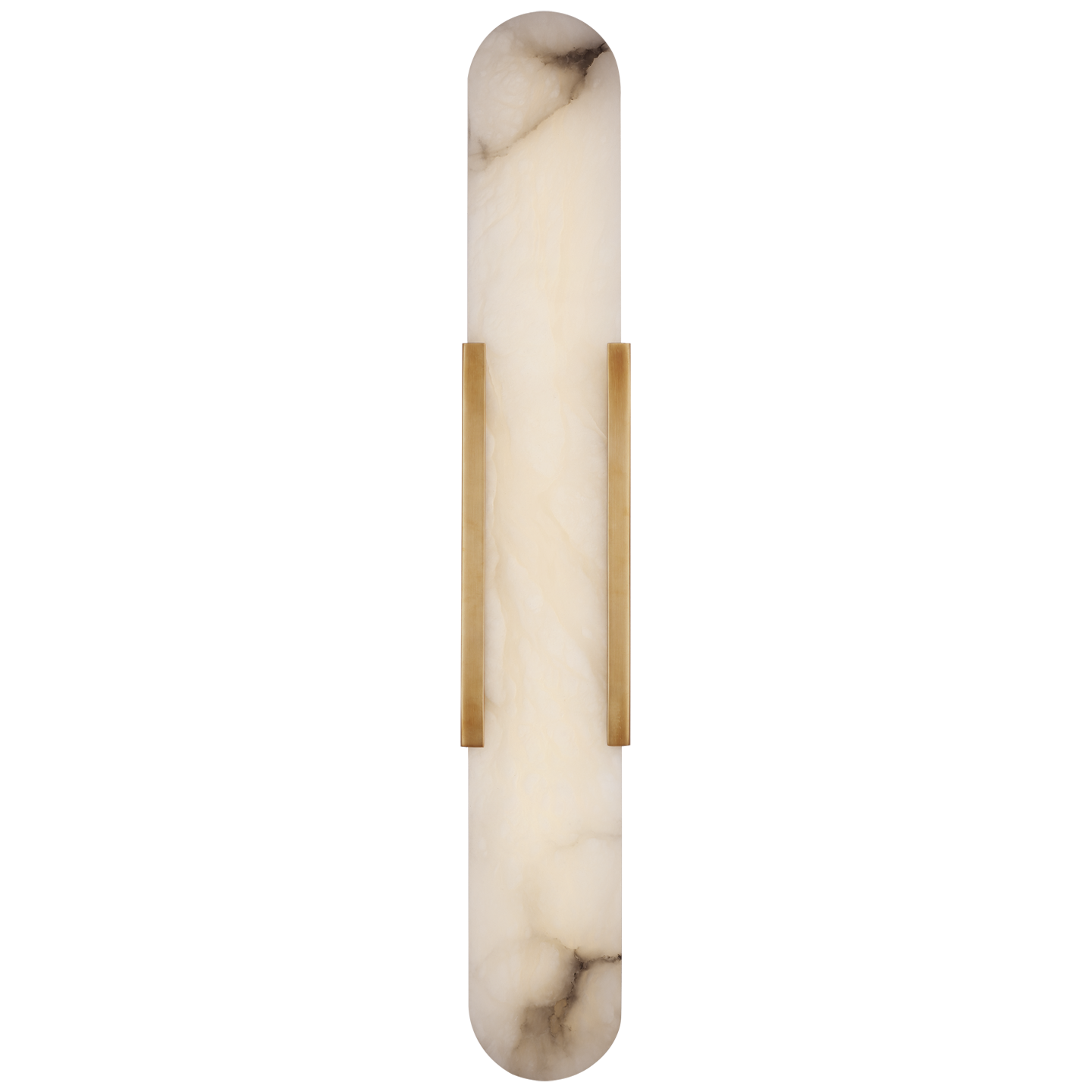 Contrasting natural alabaster with metal in rounded forms and unique configurations, the Melange series by Kelly Wearstler blends the organic and the luxurious for a modern chic interior. Carved alabaster shades create a soft glow on walls and surfaces, while streamlined shapes soften angular or minimalist surroundings. Alabaster contains unique variations in both veining and tone, offering a custom character that is collectible in appeal. Bronze, burnished antique brass, or polished nickel detailing adds contrast and shine. Whether you choose flush mounts, pendants, sconces, or table lamps, Melange lighting create a multi-layered look in living spaces, bedrooms, hallways, and dining areas.
