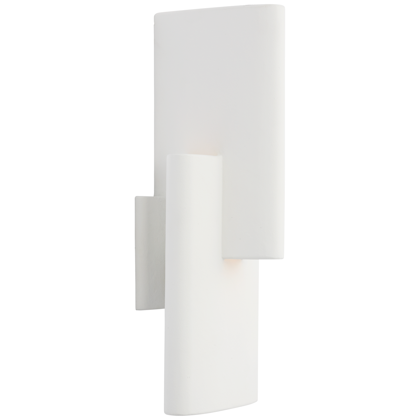 Lotura 16" Intersecting Sconce in Museum White
