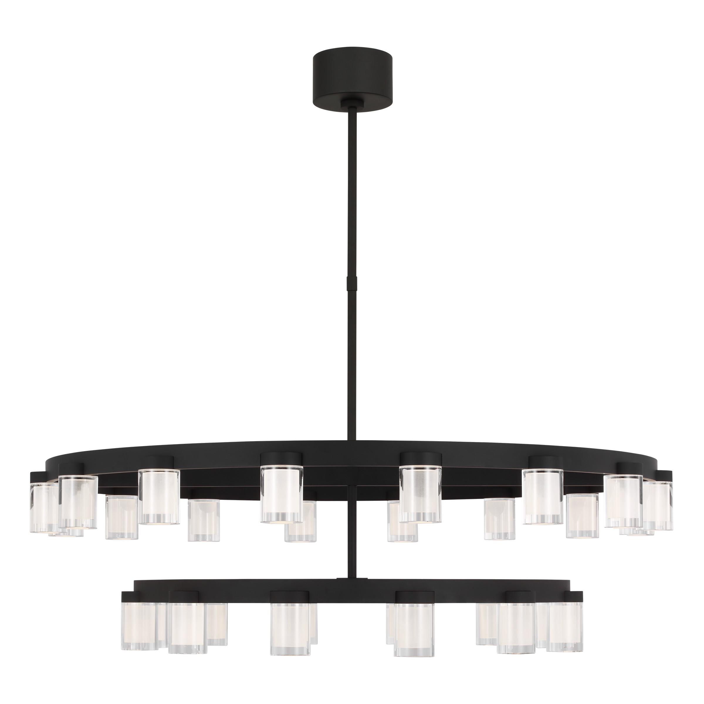 Esfera Two Tier X-Large Chandelier Nightshade Black 2700K 90 CRI