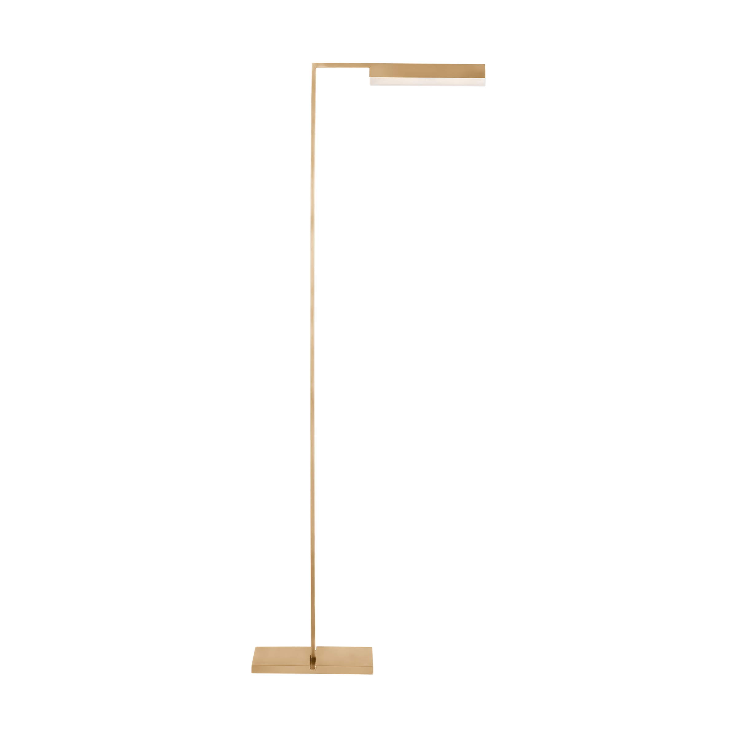 Linea 42 Floor Lamp Hand Rubbed Antique Brass 2700K 90 CRI