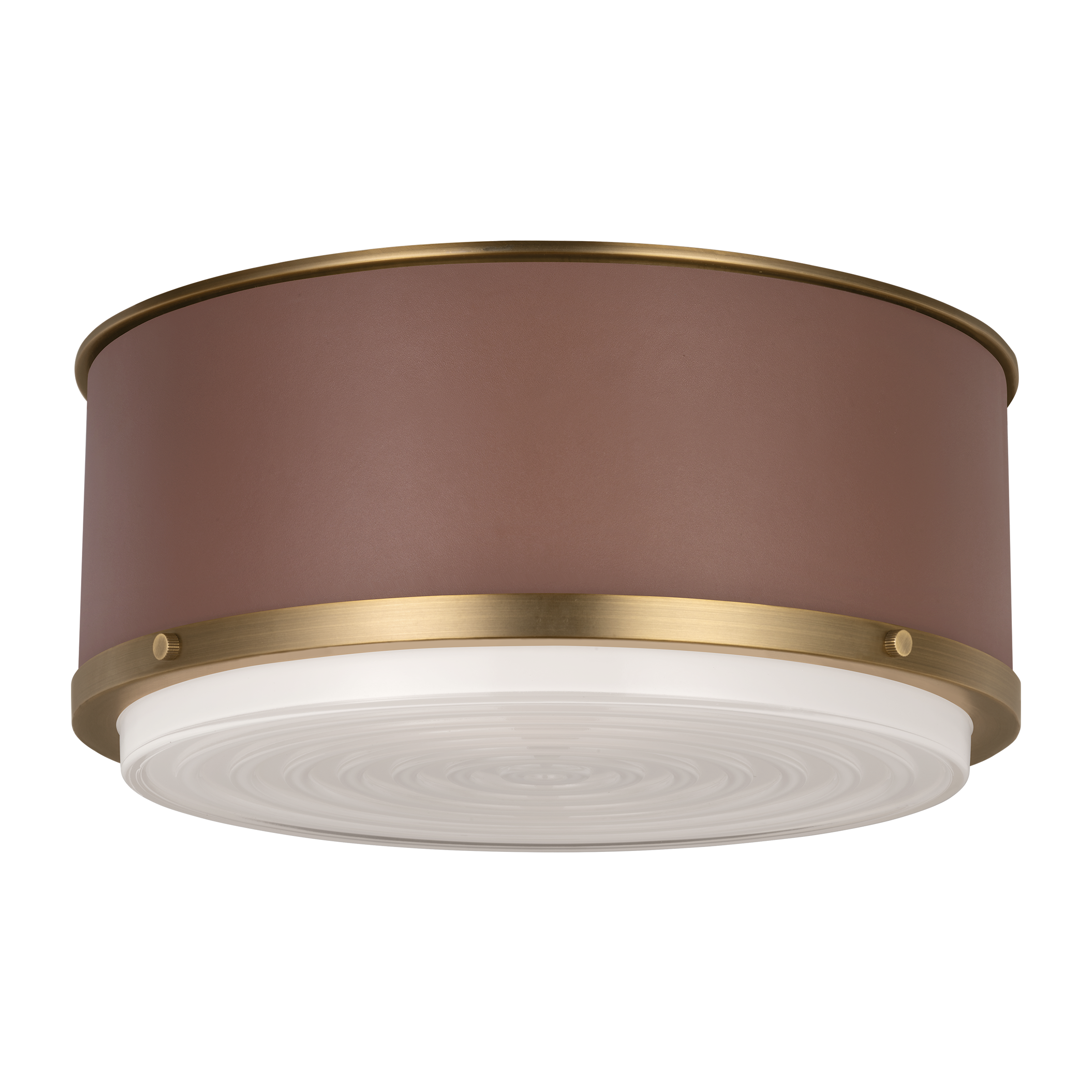 Marlowe Medium Flush Mount Time Worn Brass