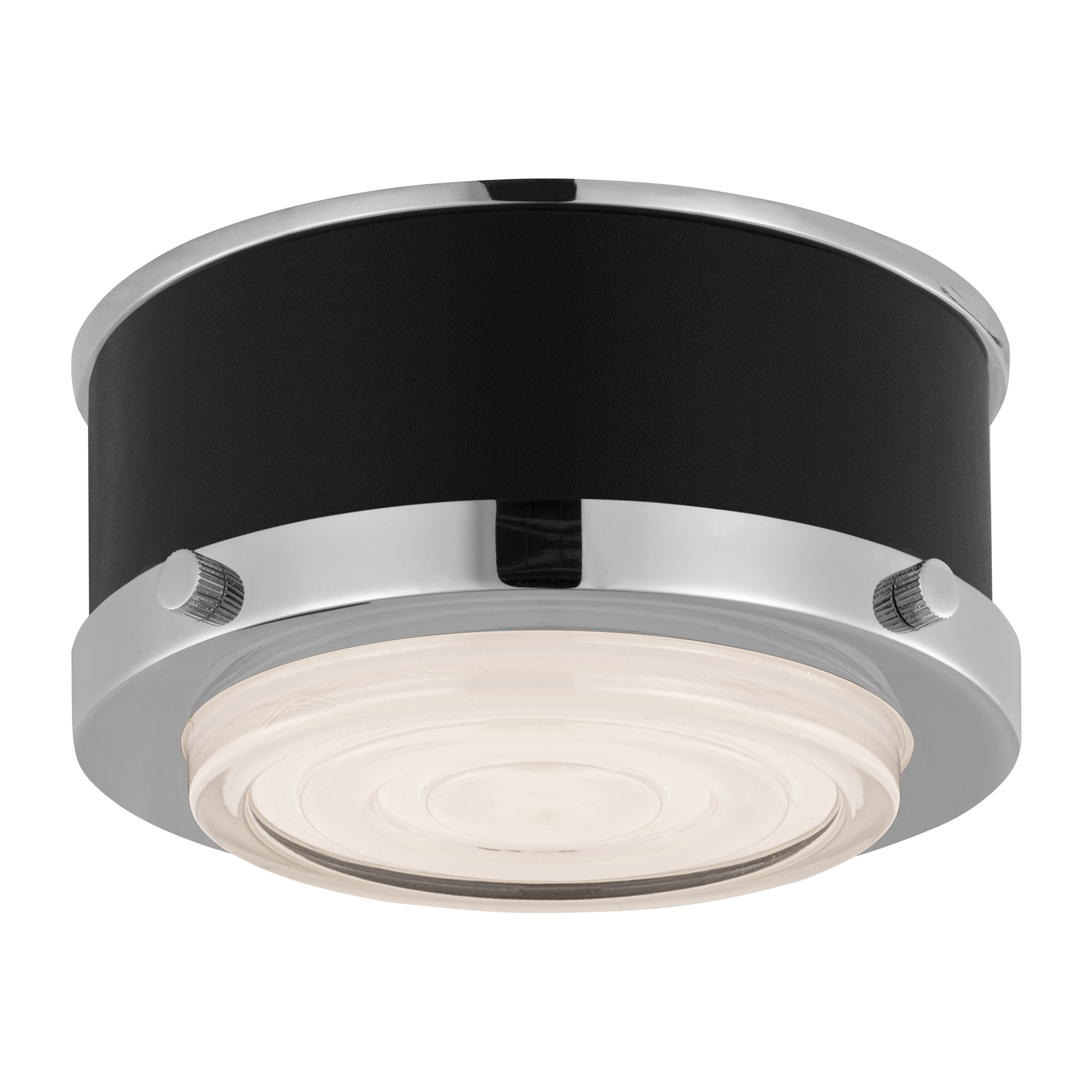 Marlowe Mini Flush Mount Polished Nickel Bulbs Inc