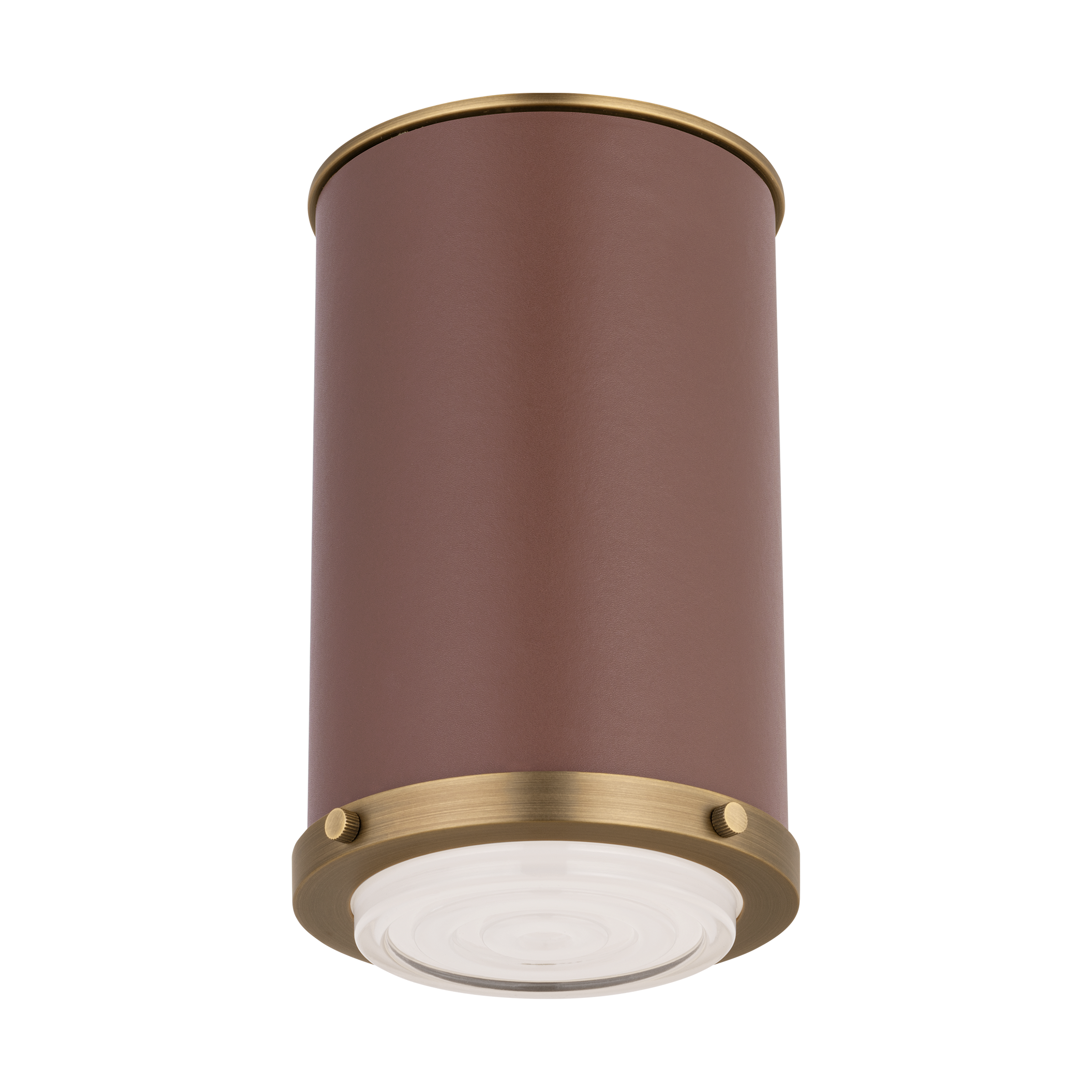 Marlowe Small Flush Mount Time Worn Brass