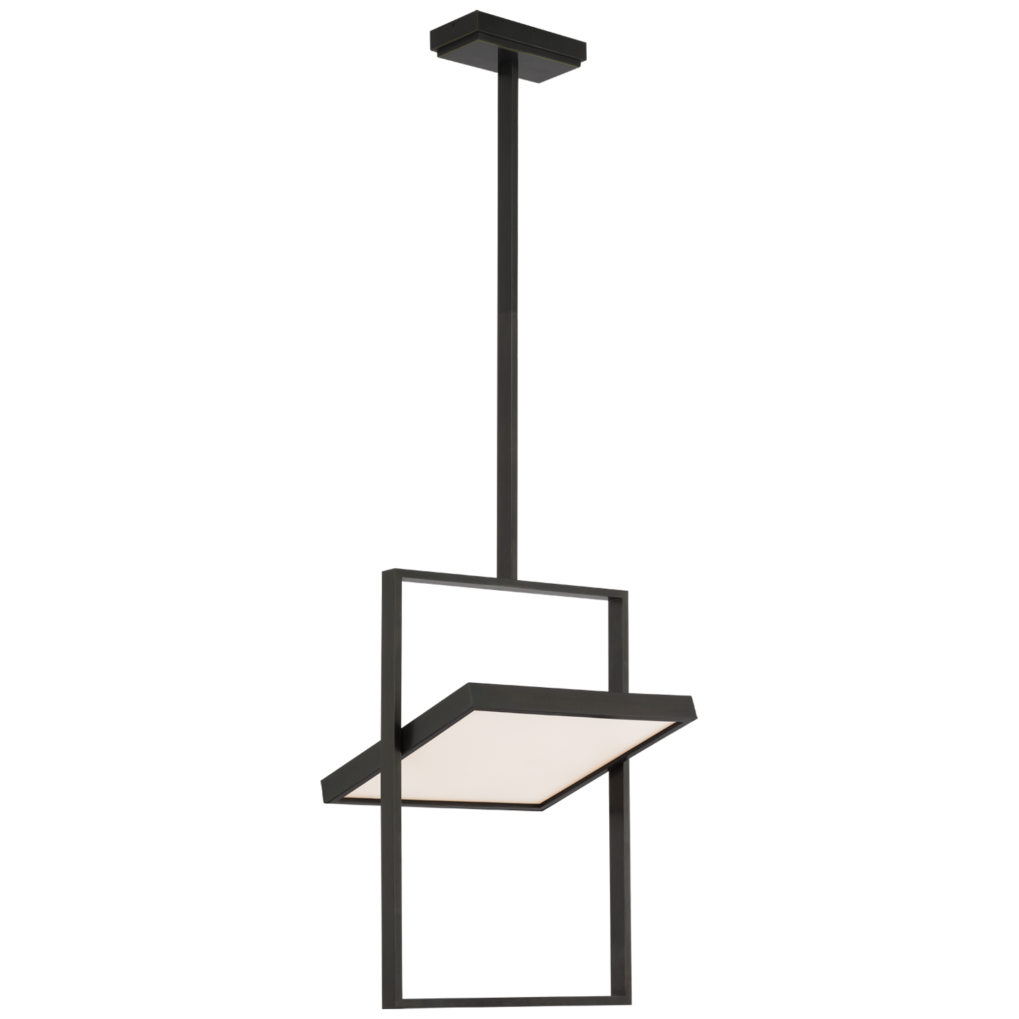 Entoure 17" Rotating Pendant in Bronze Open Box