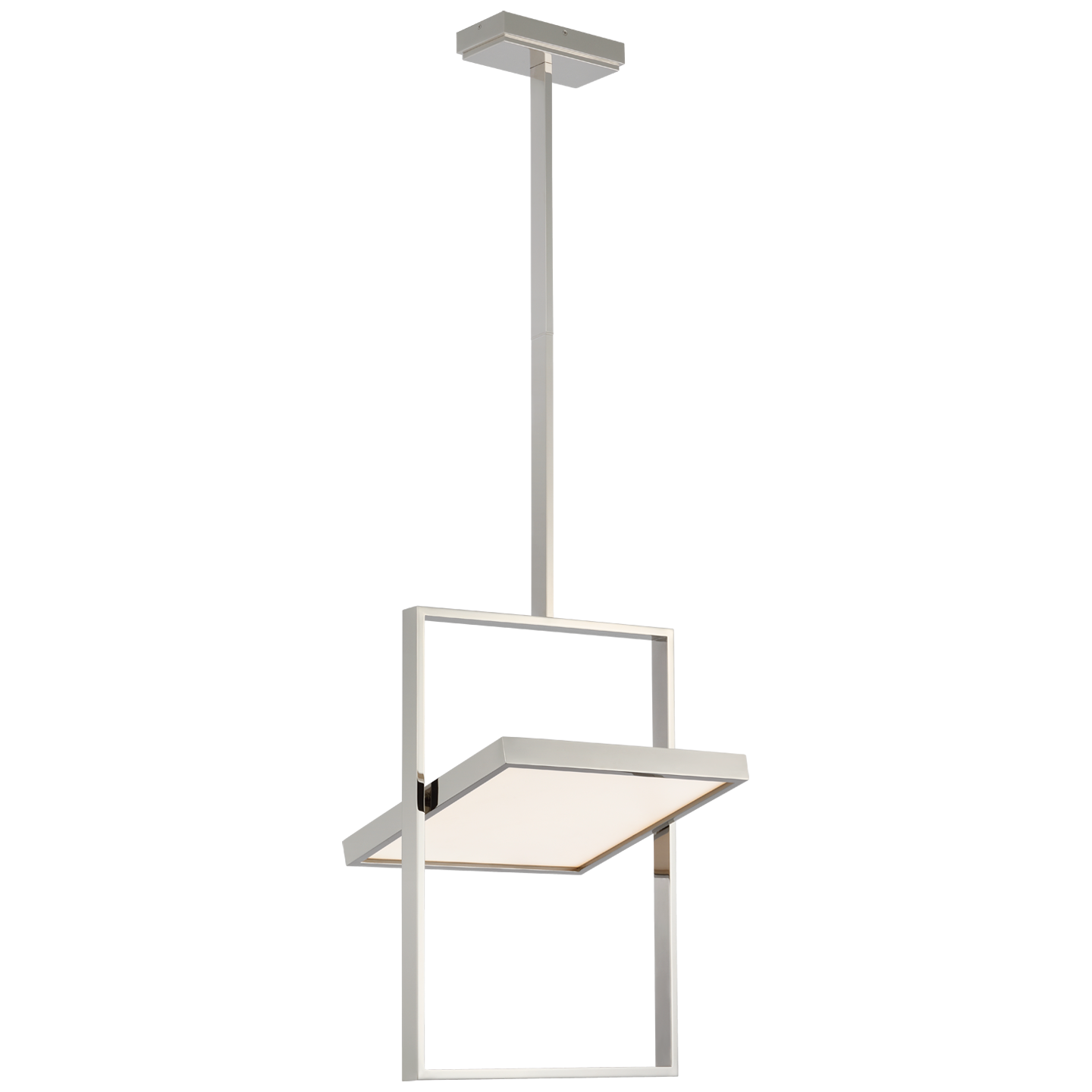 Entoure 17" Rotating Pendant in Polished Nickel Open Box