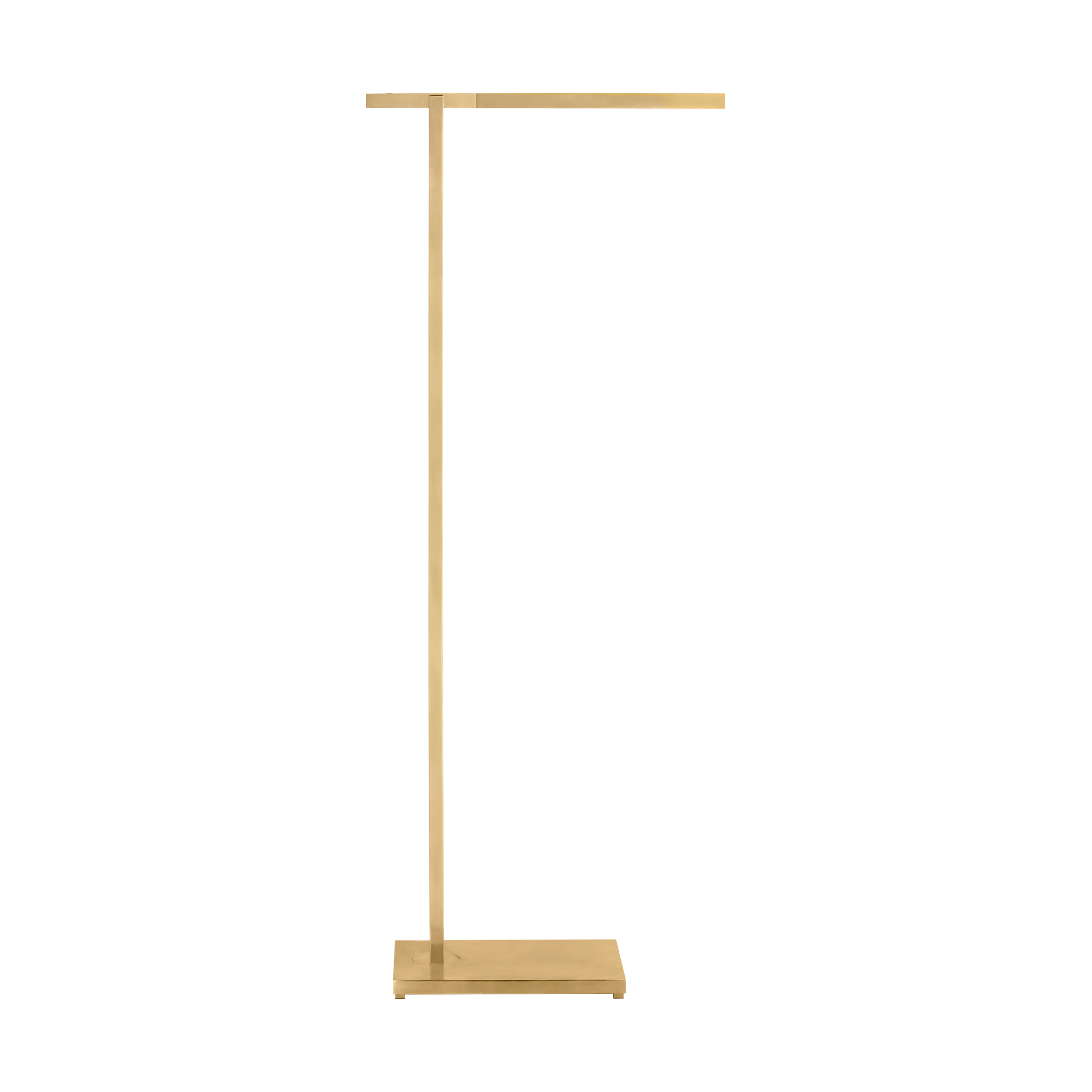 Stagger Medium Floor Lamp Natural Brass 2700K 90 CRI