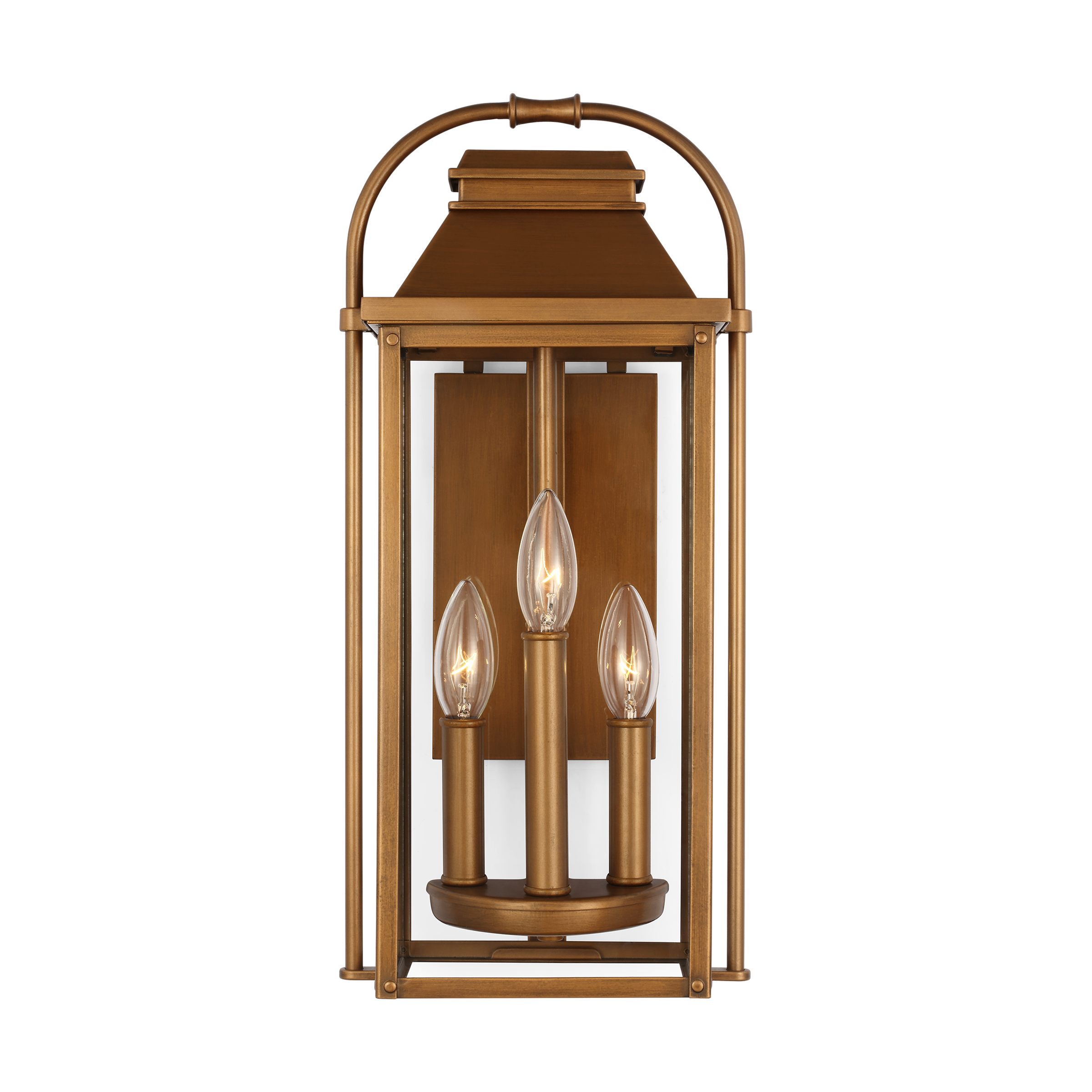 Wellsworth Small Wall Lantern Natural Copper
