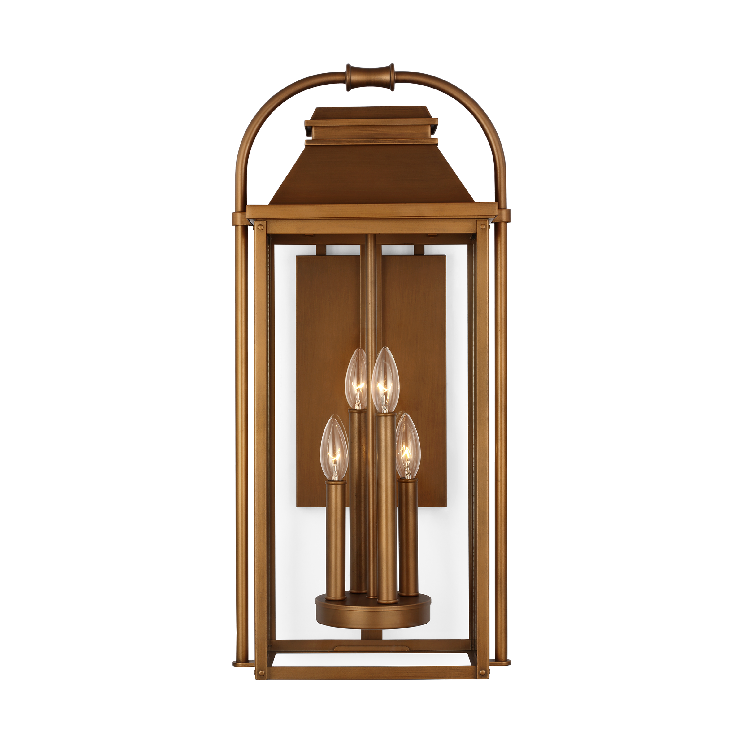 Wellsworth Large Wall Lantern Natural Copper