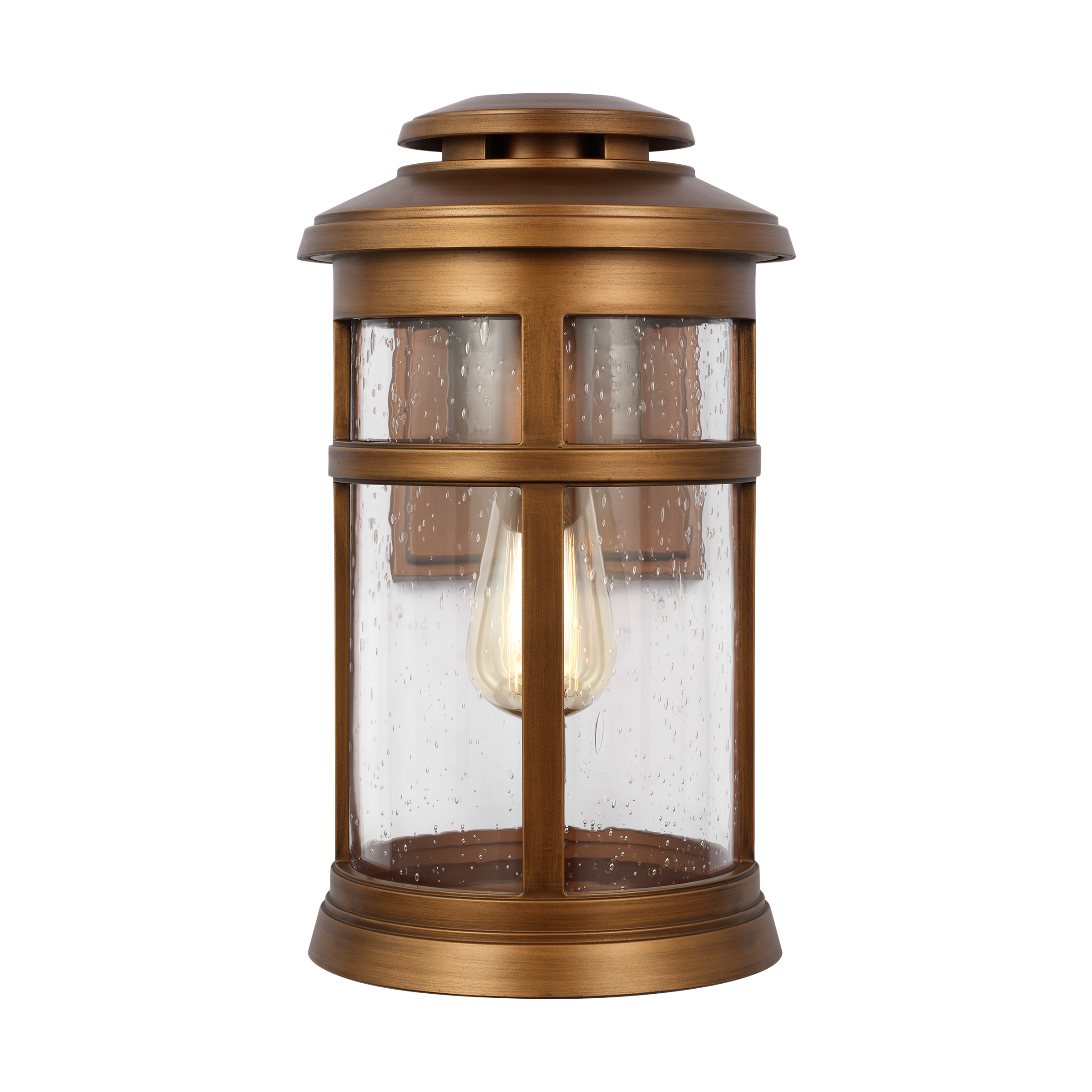 Newport Small Wall Lantern Natural Copper