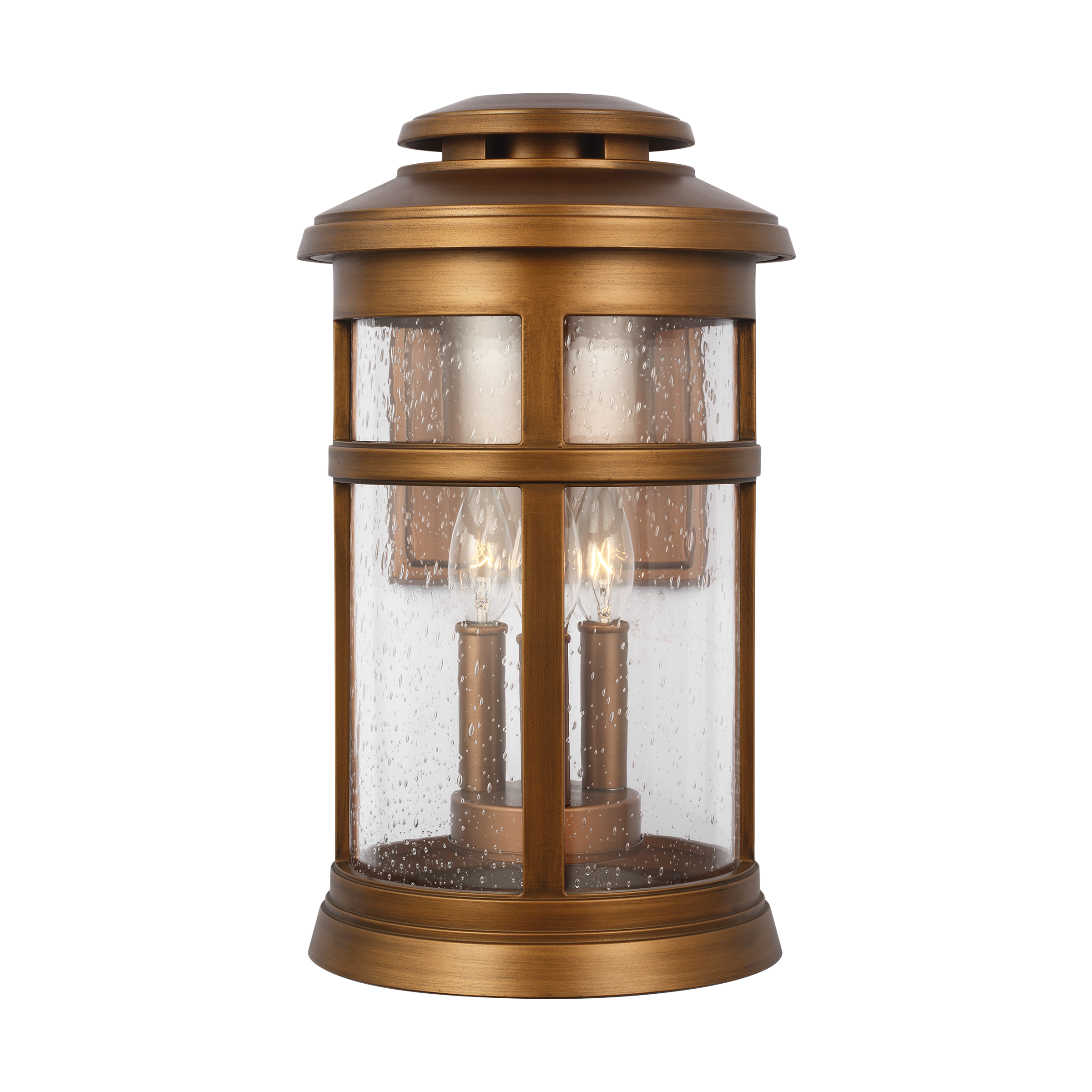 Newport Medium Wall Lantern Natural Copper