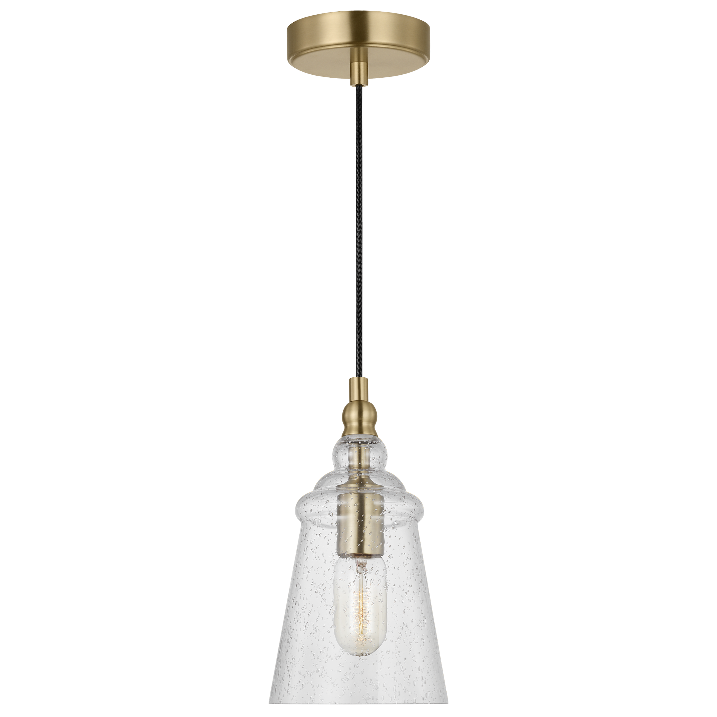 Loras Mini Pendant Satin Brass