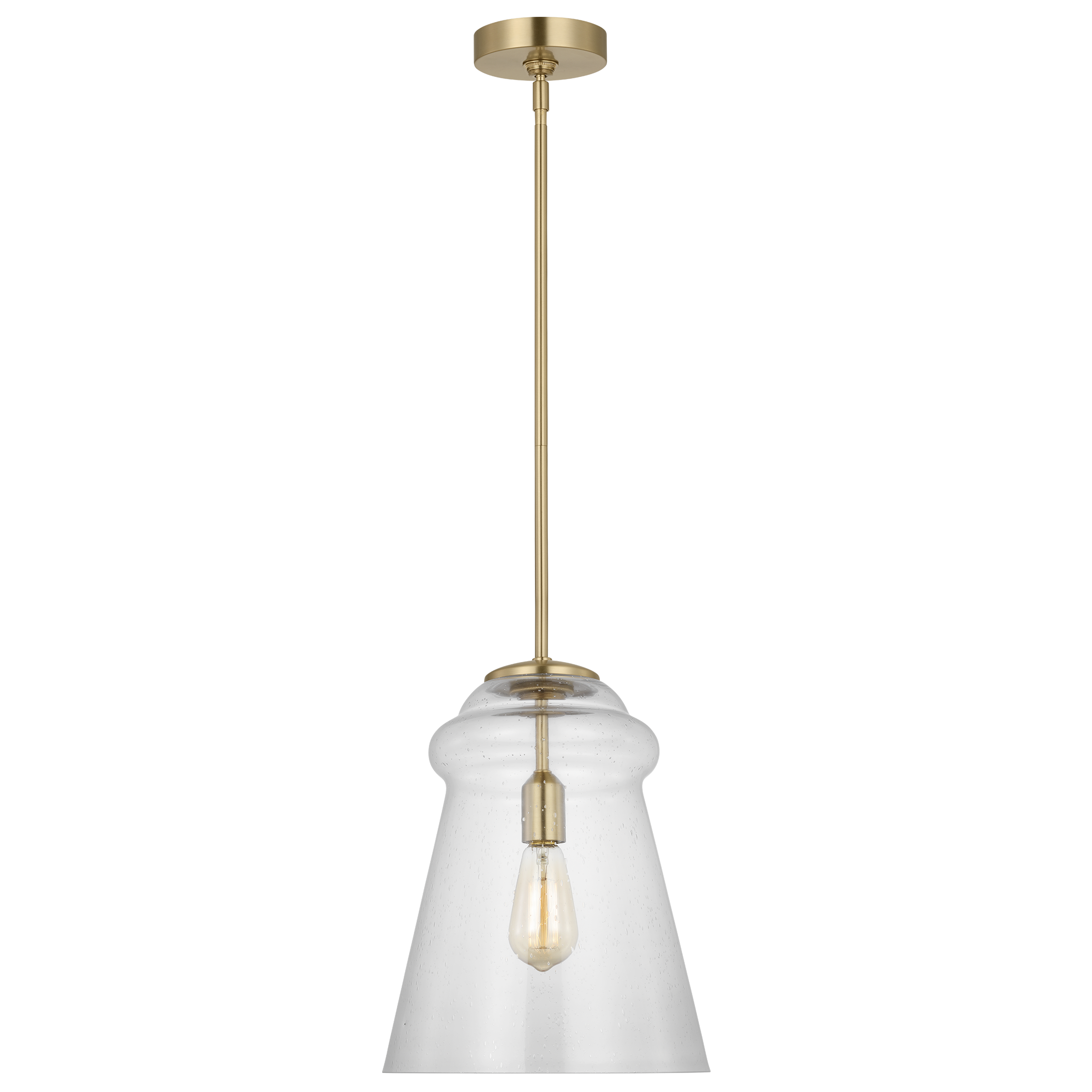 Loras Pendant in Satin Brass