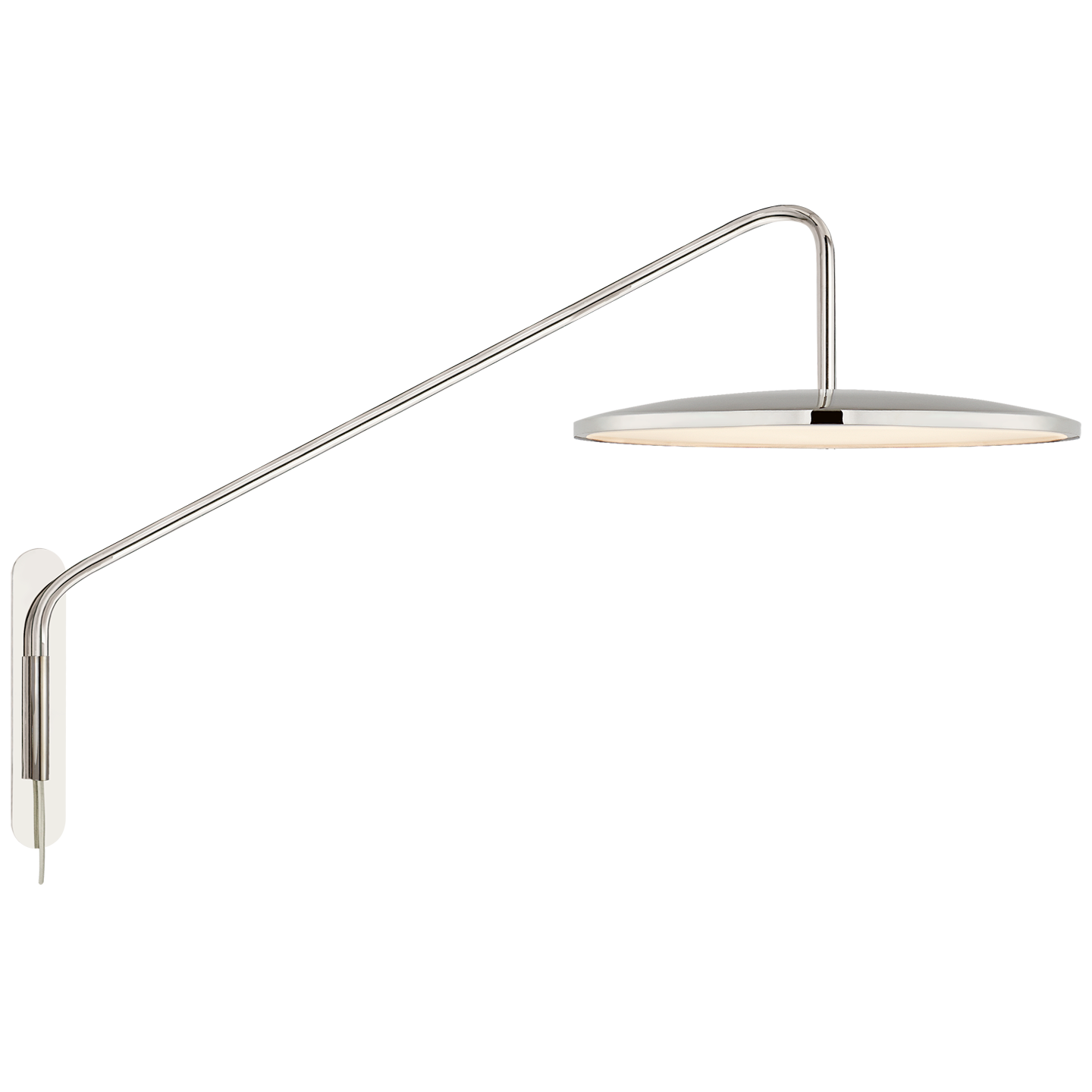 Dot 16" Articulating Wall Light in Polished Nickel Open Box