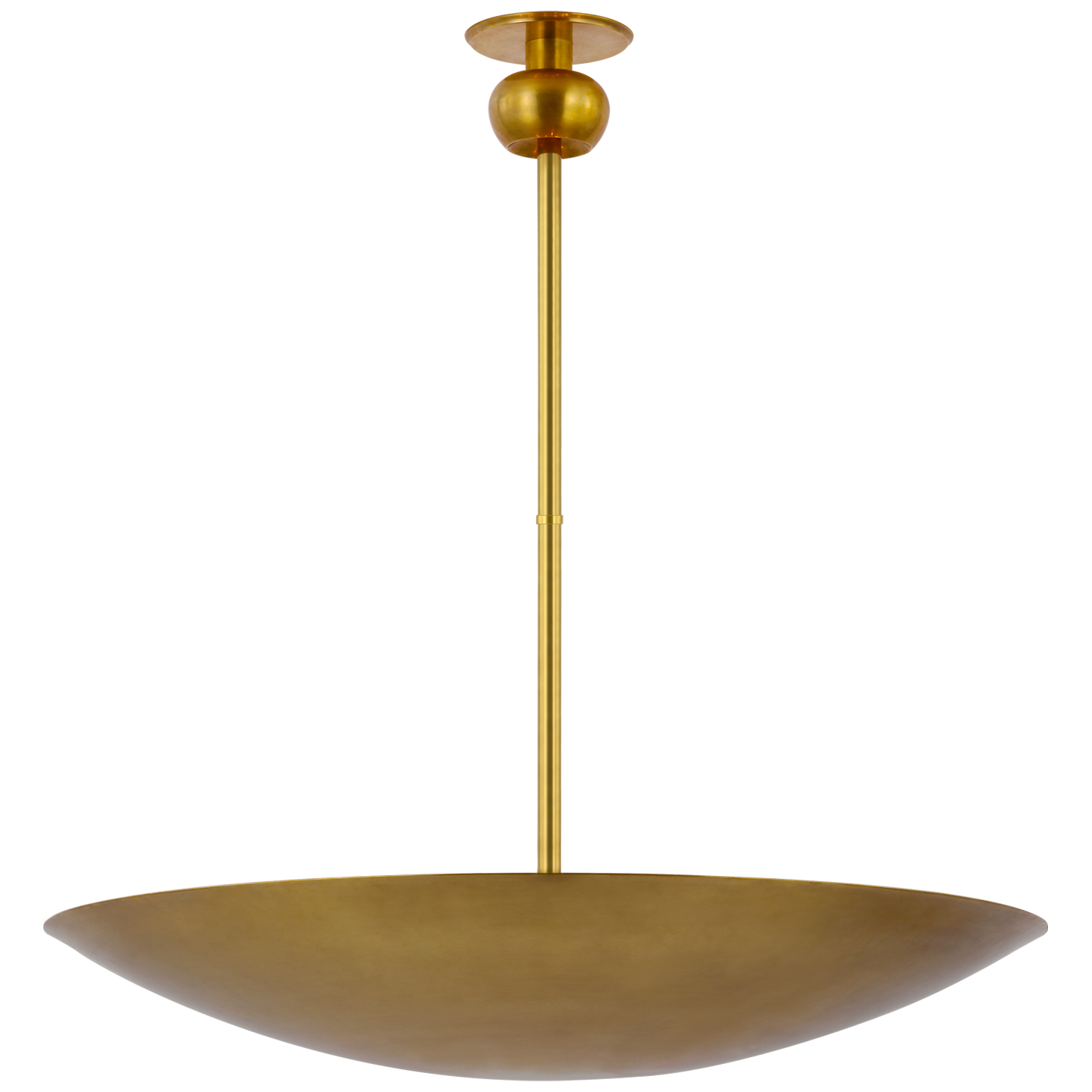 Comtesse XL Uplight Chandelier in Hand-Rubbed Antique Brass