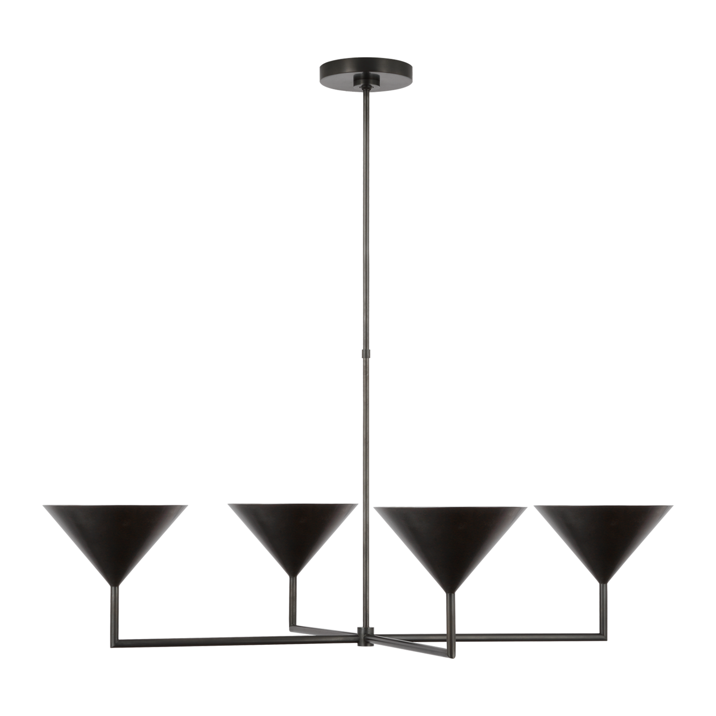 Orsay XL Chandelier in Bronze