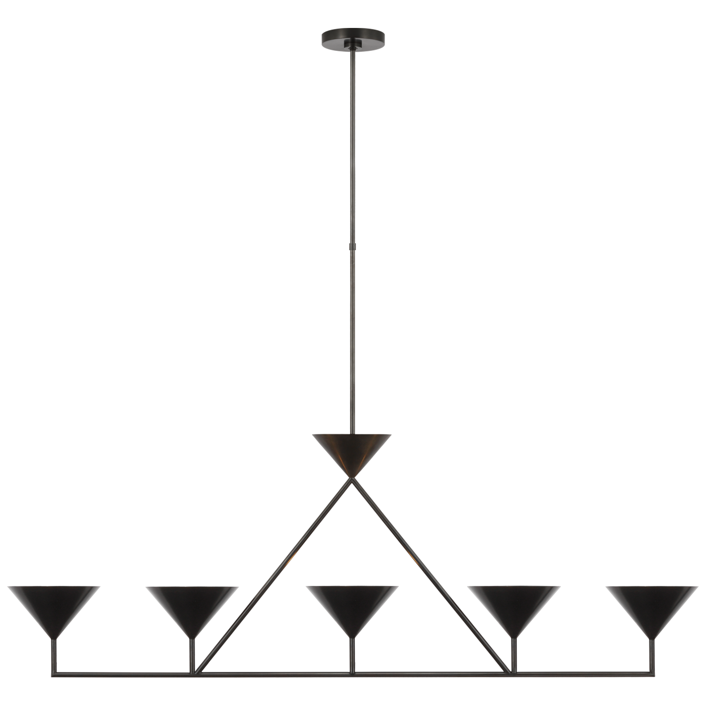 Orsay XL 5-Light Linear Chandelier (Open Box)