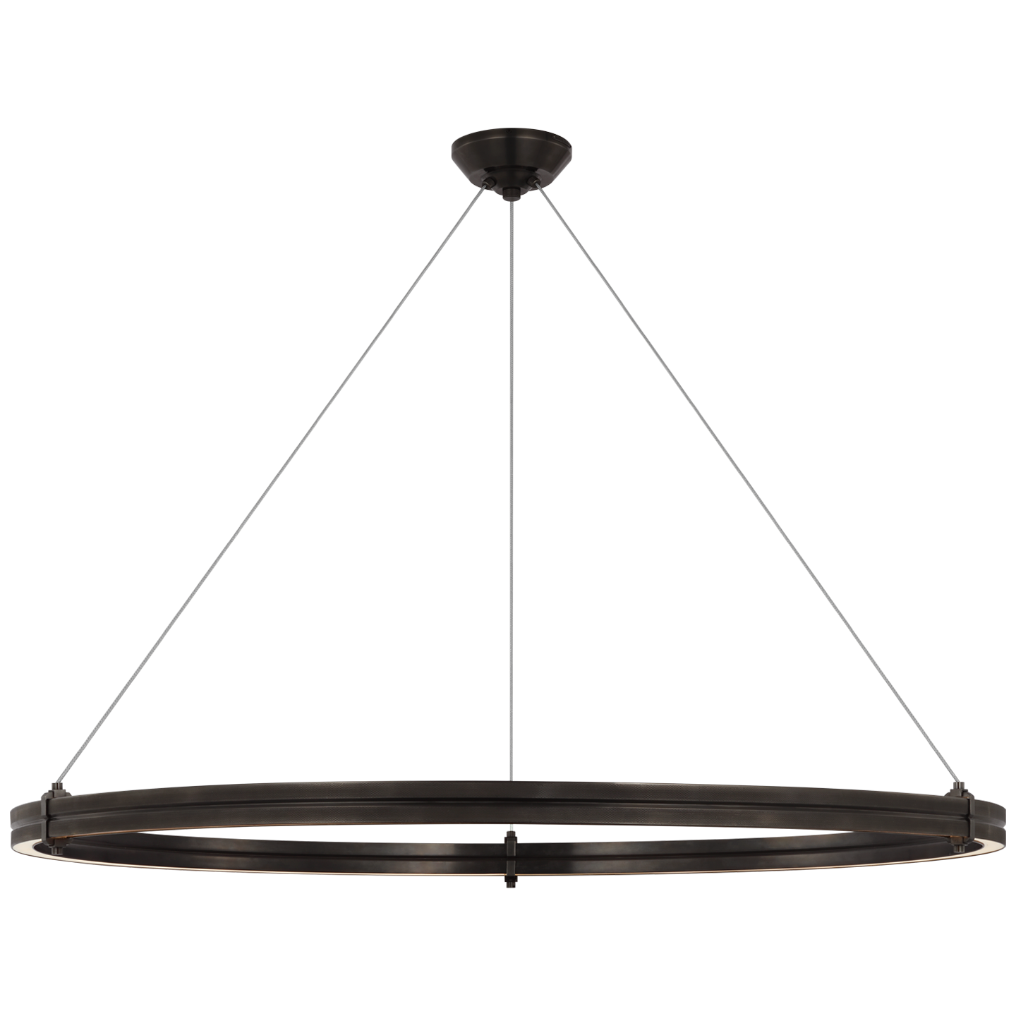 Paxton 48" Ring Chandelier in Bronze Open Box