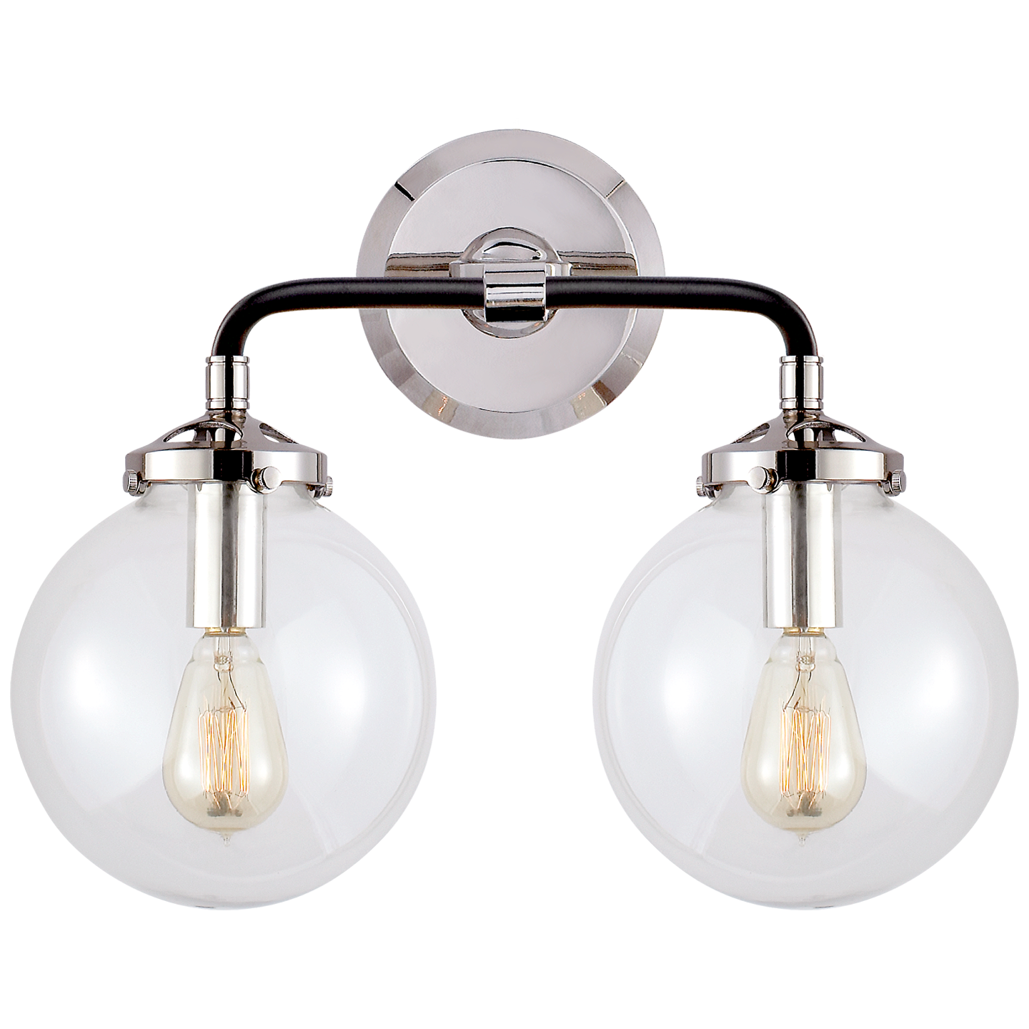 Bistro Double Light Curved Sconce (Open Box)