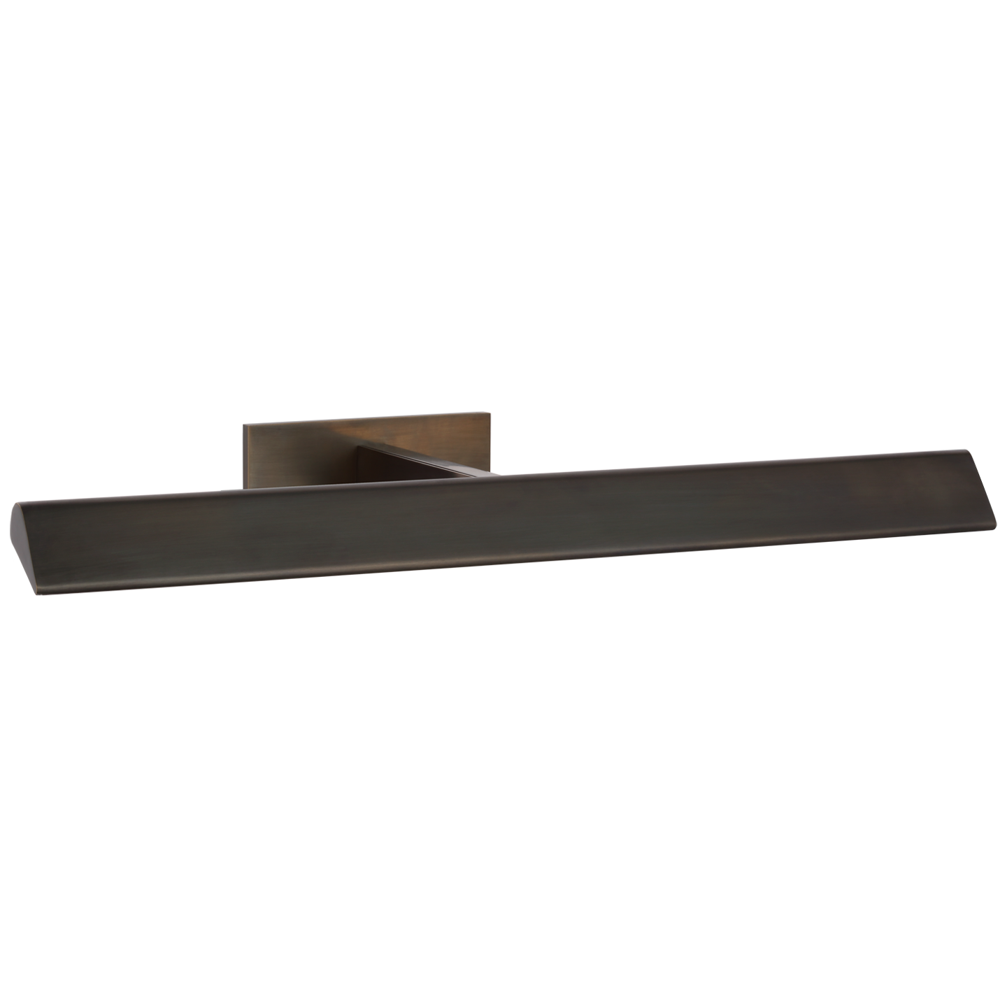 Capturing movement through form, Ian K. Fowler's Petrel series presents an aerodynamic minimalism. Inspired by simple winged structures, the modern lighting maintains a slim profile and linear shape. Engineered to cast an even glow, the picture lights are ideal for illuminating wall art.