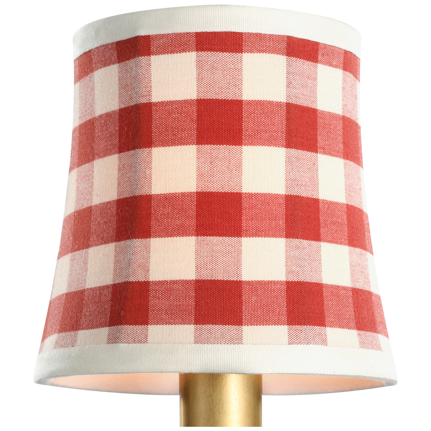 Schumacher 5" Red Elton Check Soft Empire Shade