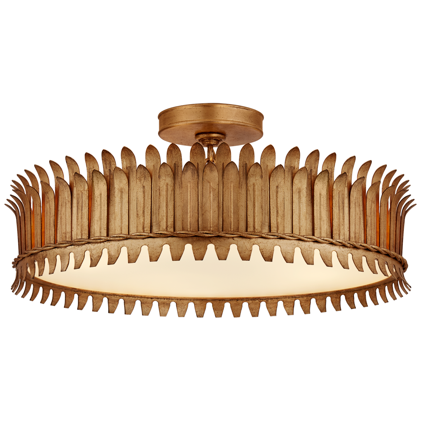 Leslie 16" Semi-Flush - SK4206 | Visual Comfort